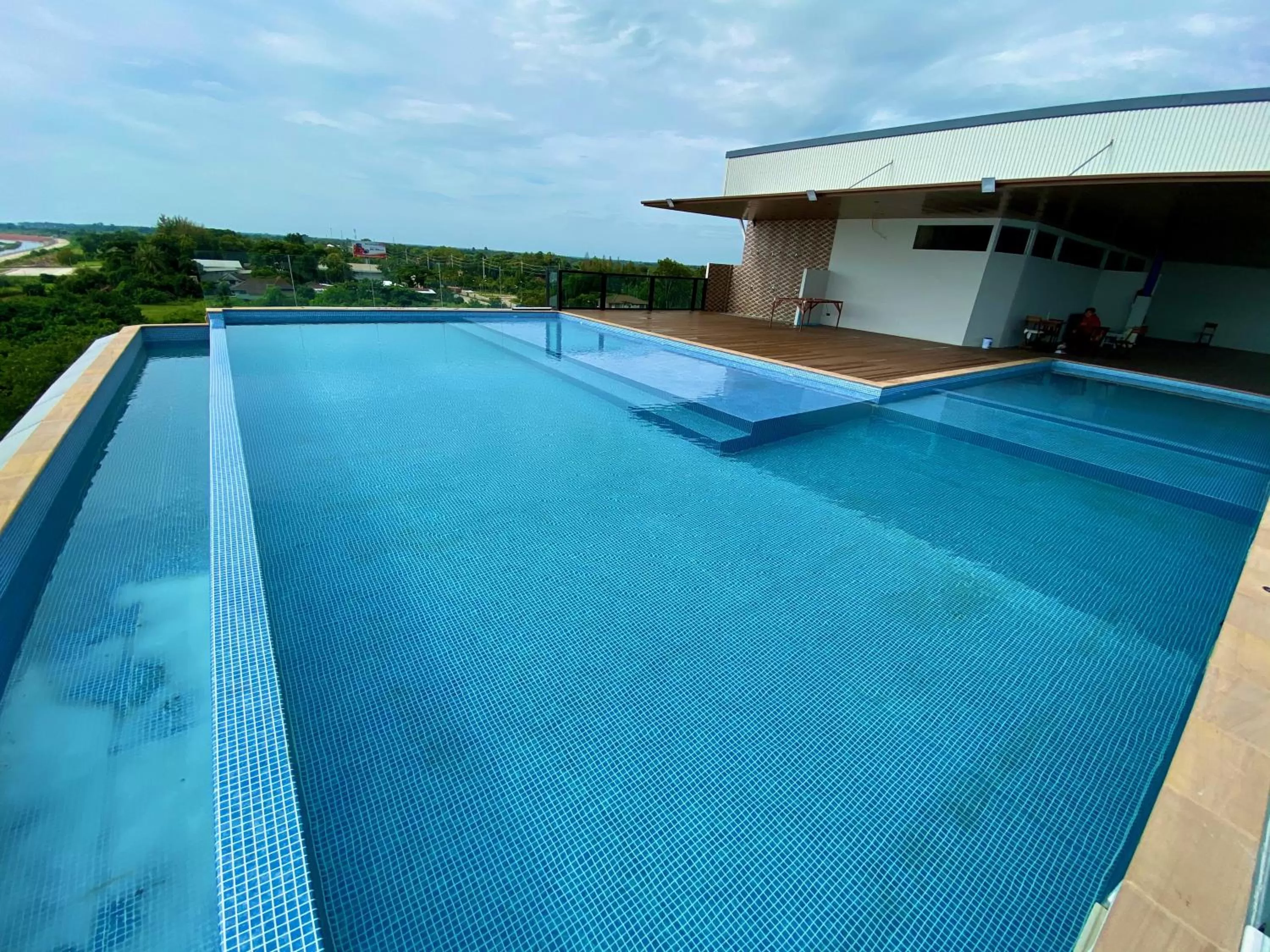 Pool view in Siri regent Hotel