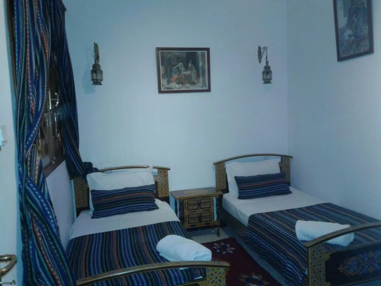 Bed in Riad Oum Ellkhir