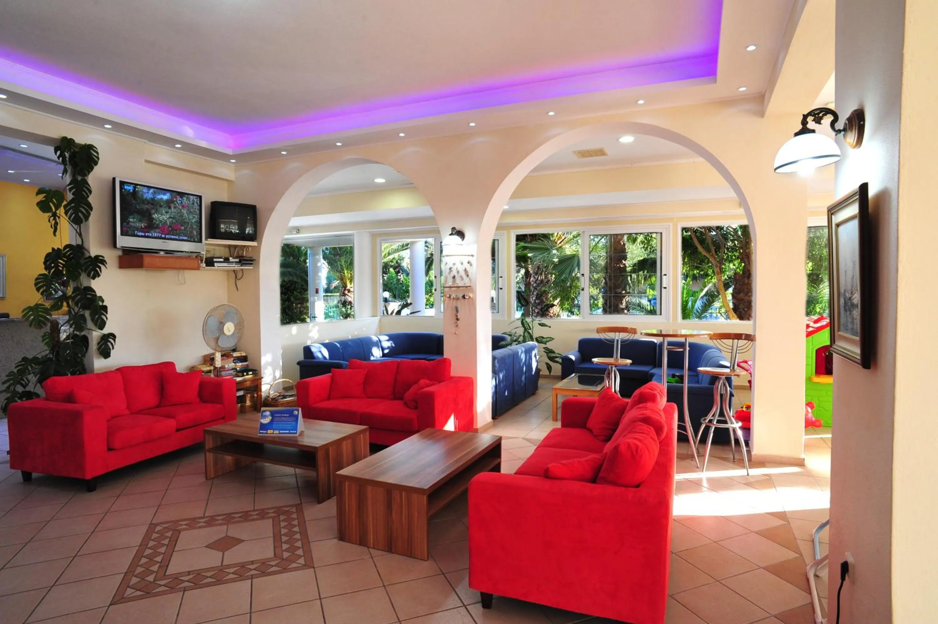 Lobby or reception in Metaxa Hotel