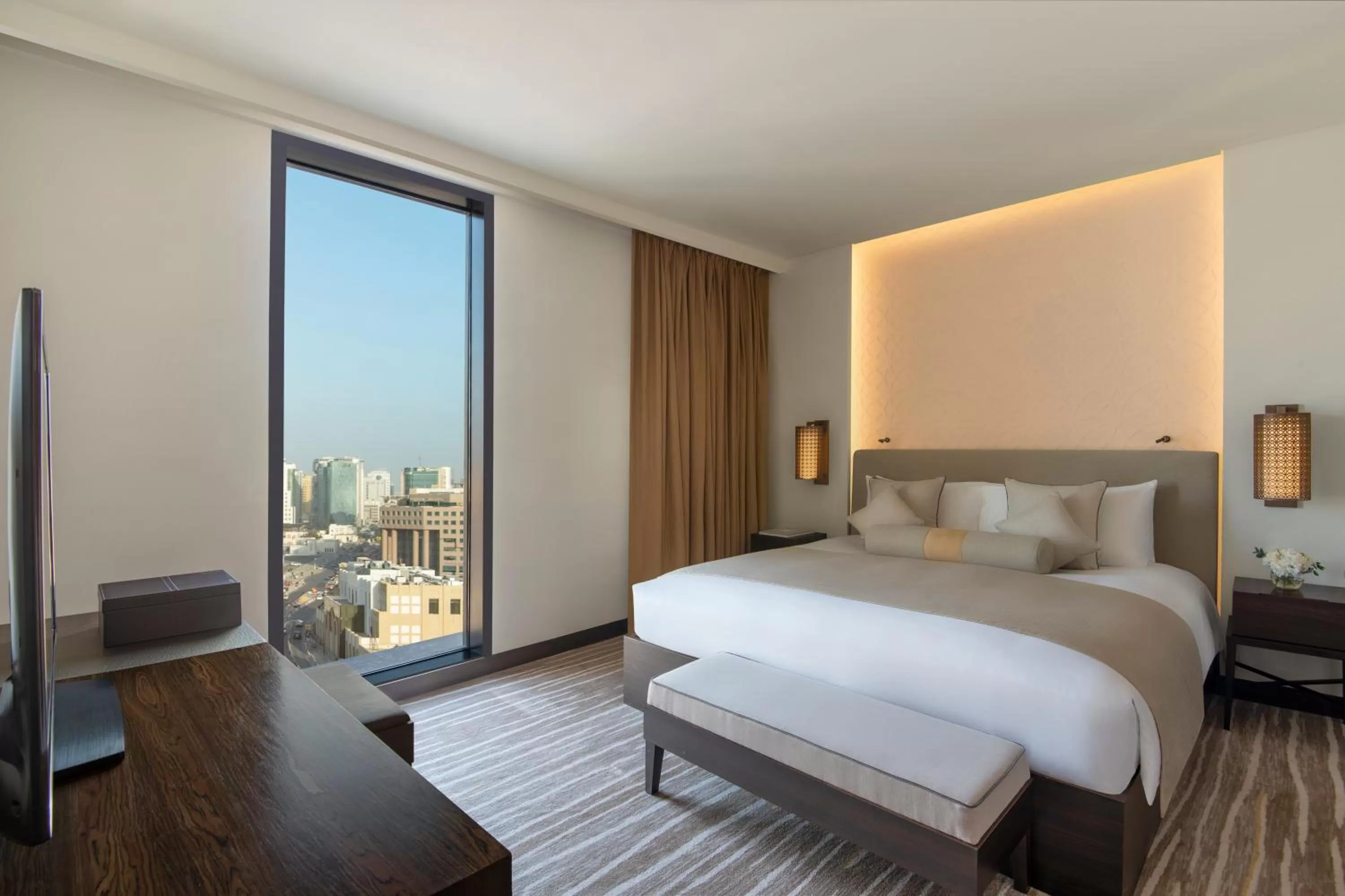 Bed in Alwadi Hotel Doha - MGallery Collection