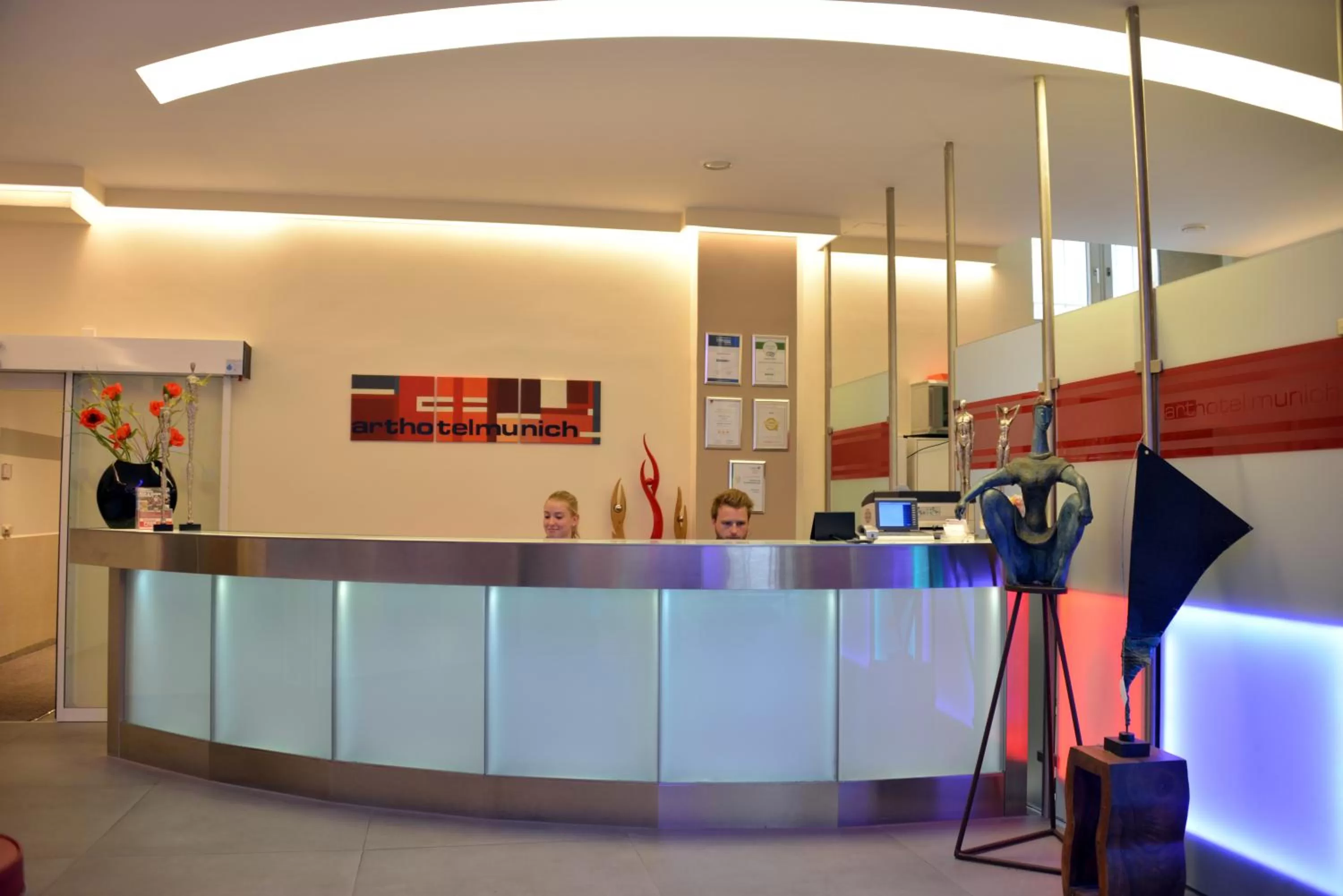 Lobby or reception in Arthotel Munich