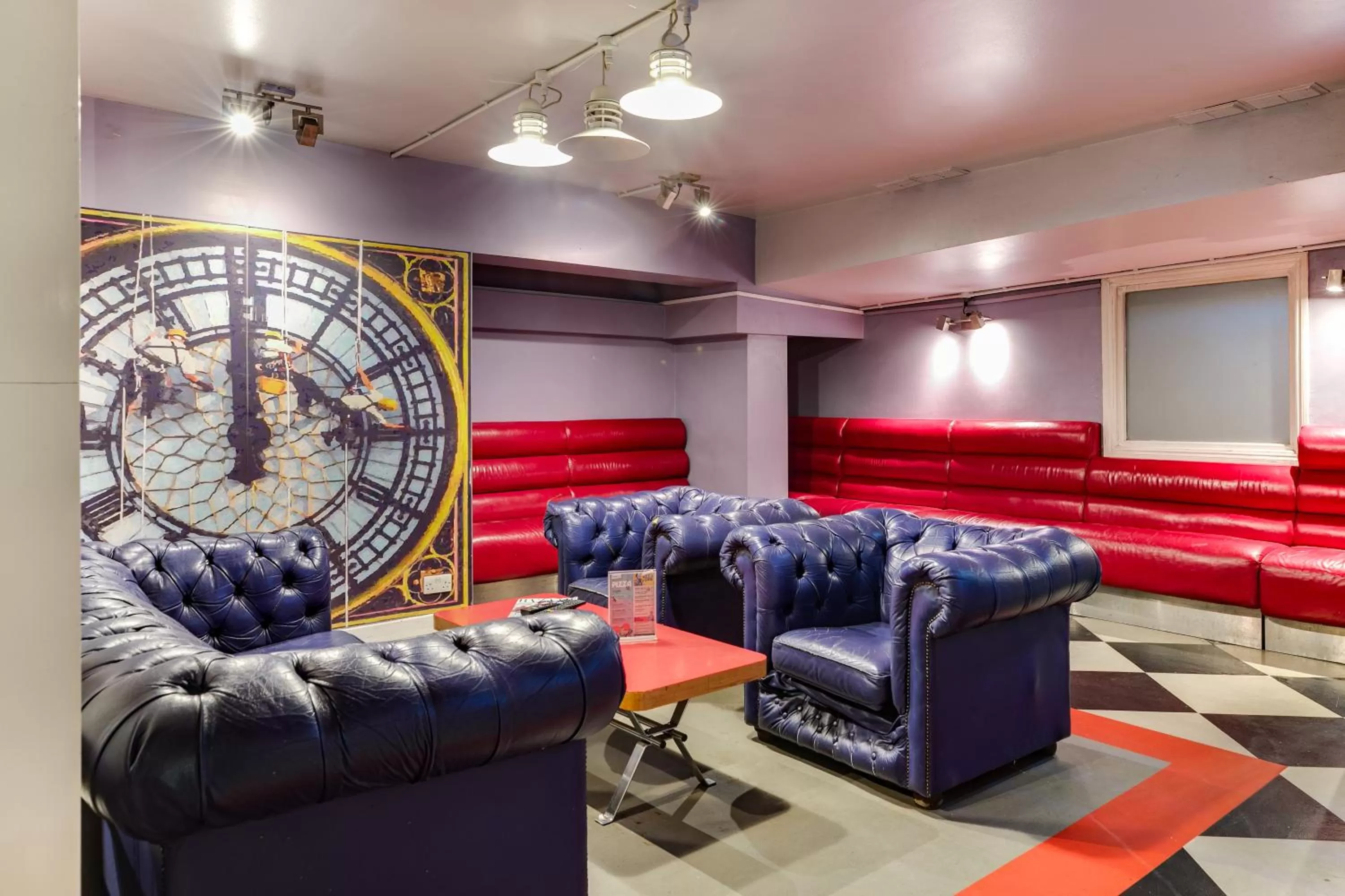 Seating area in Clink261 Hostel