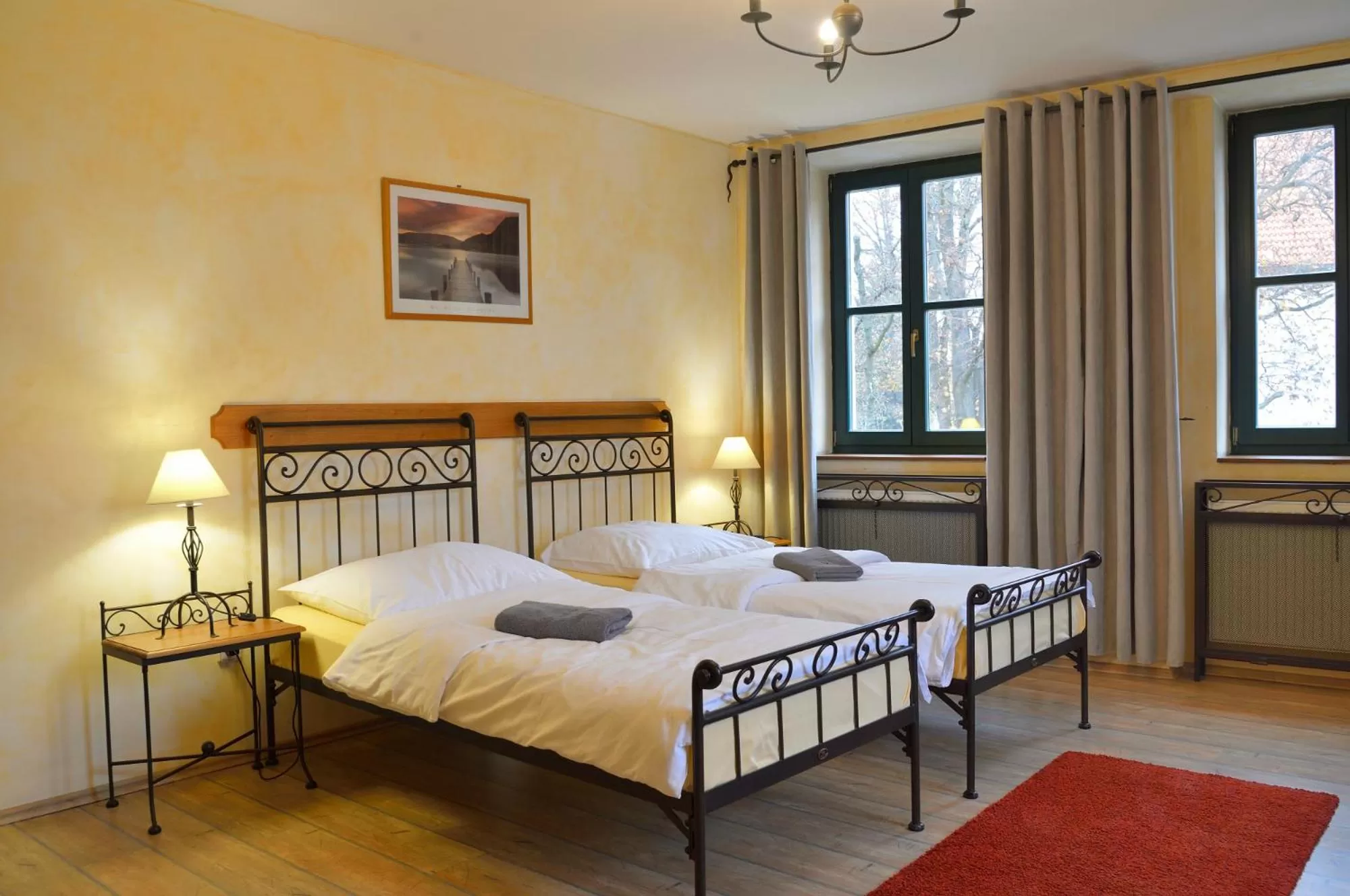 Bed in Hotel and restaurant Via Ironia