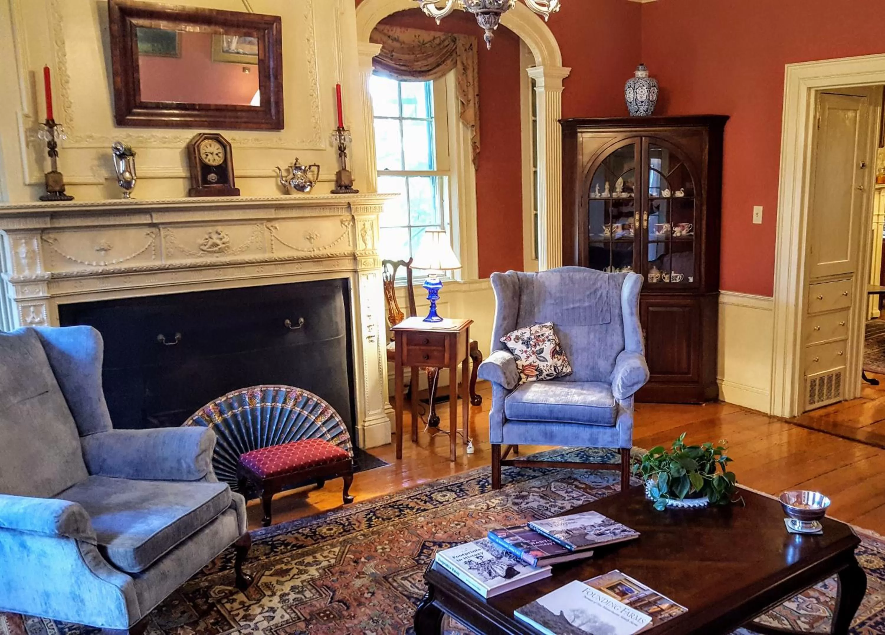 Property building, Seating Area in Clark Currier Inn