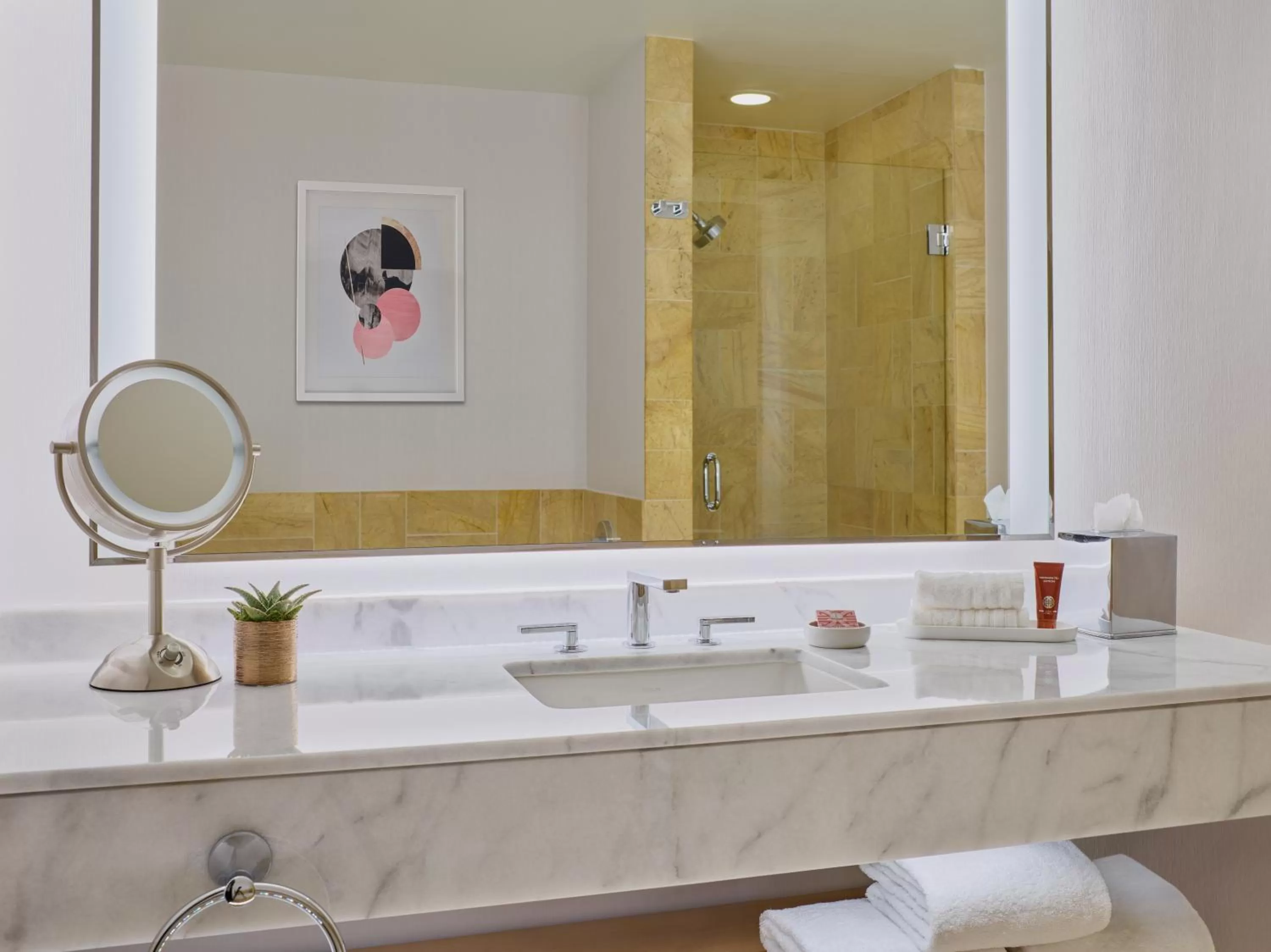 Bathroom in Hotel AKA Brickell