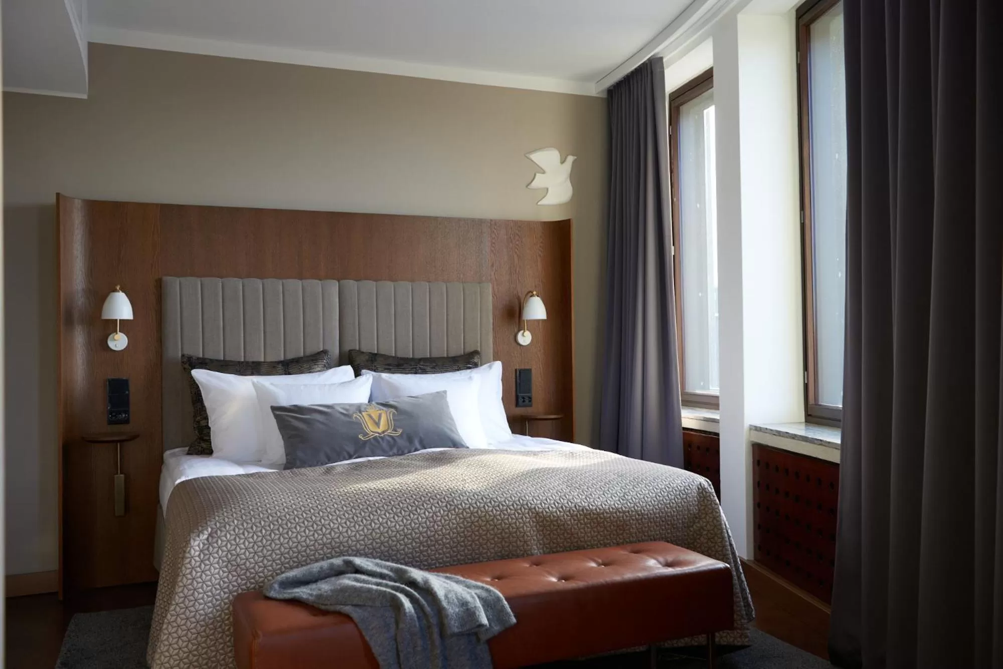 Bed in Original Sokos Hotel Vaakuna Helsinki