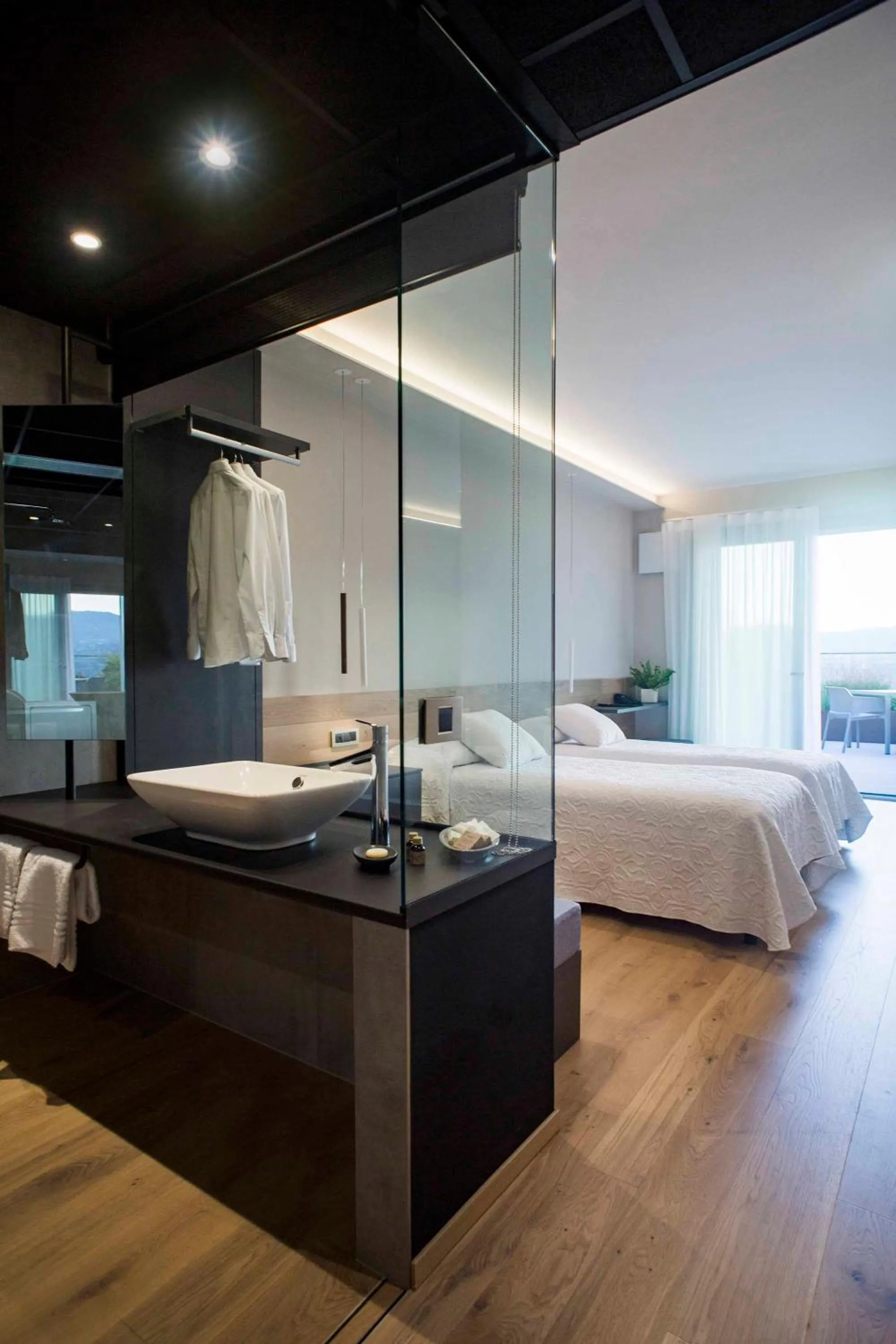 Shower in Hotel Ristorante La Rosina