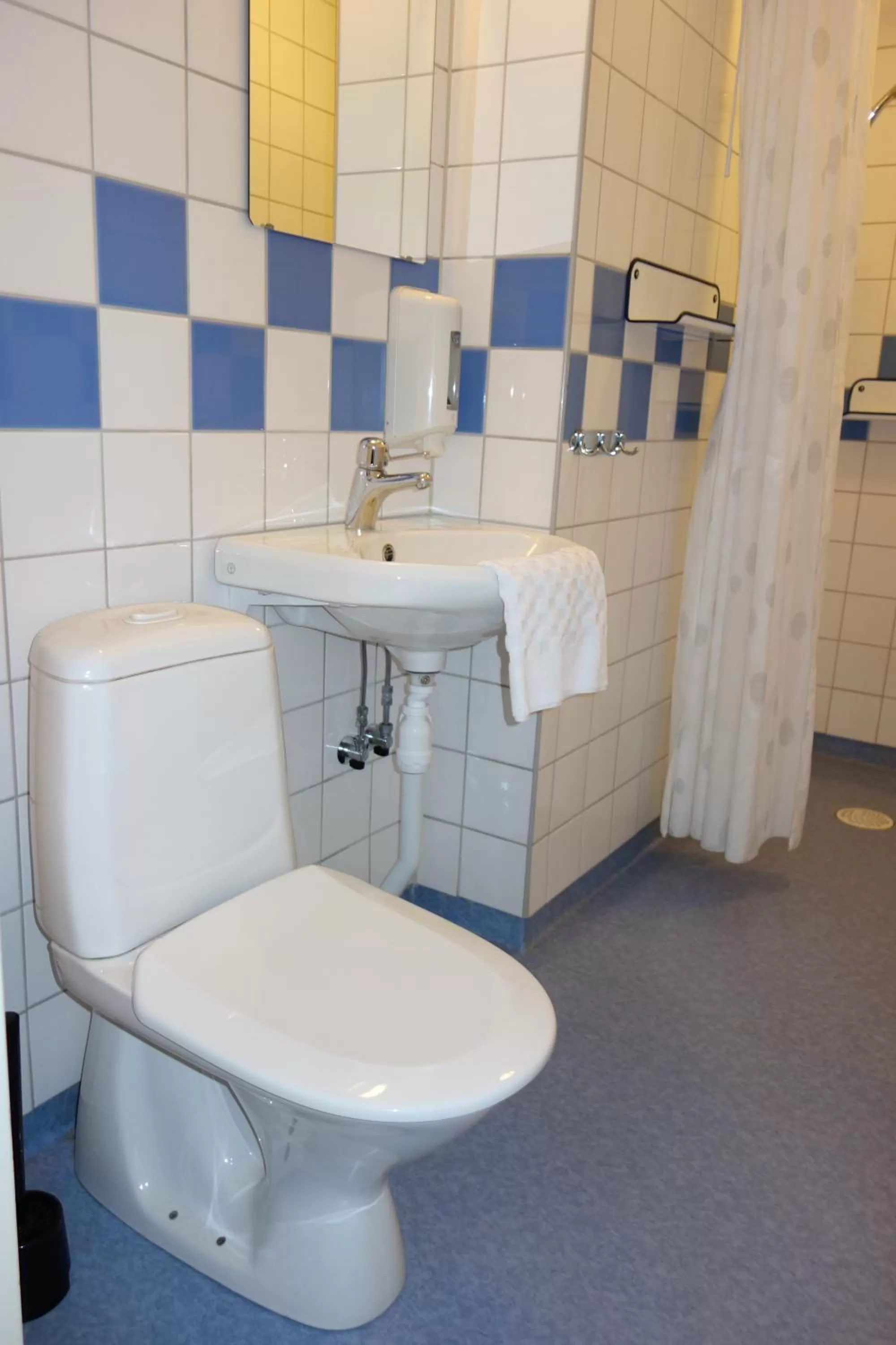 Toilet in Hotell Svanen