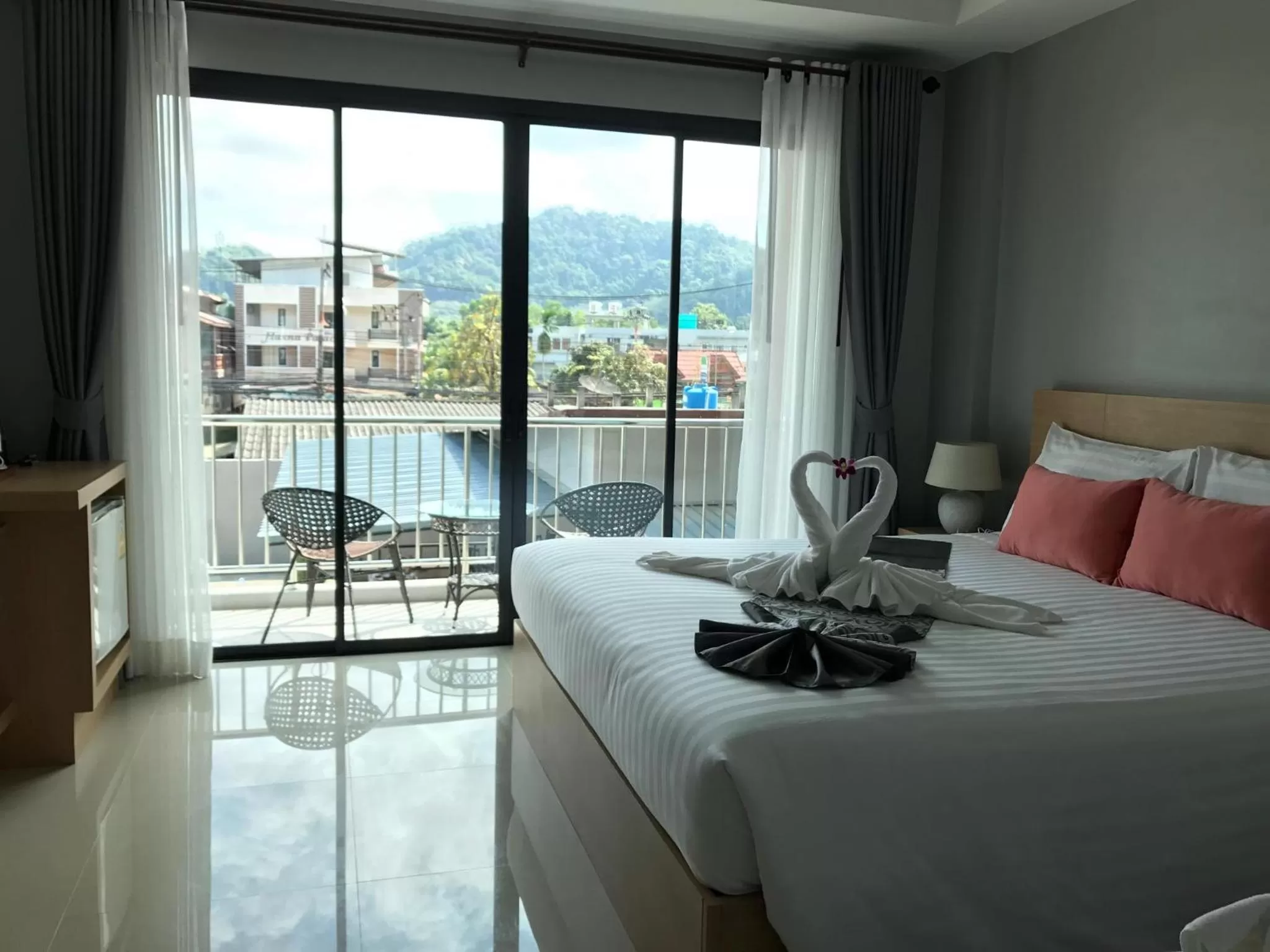 Bed in Aonang Sea Valley Resort