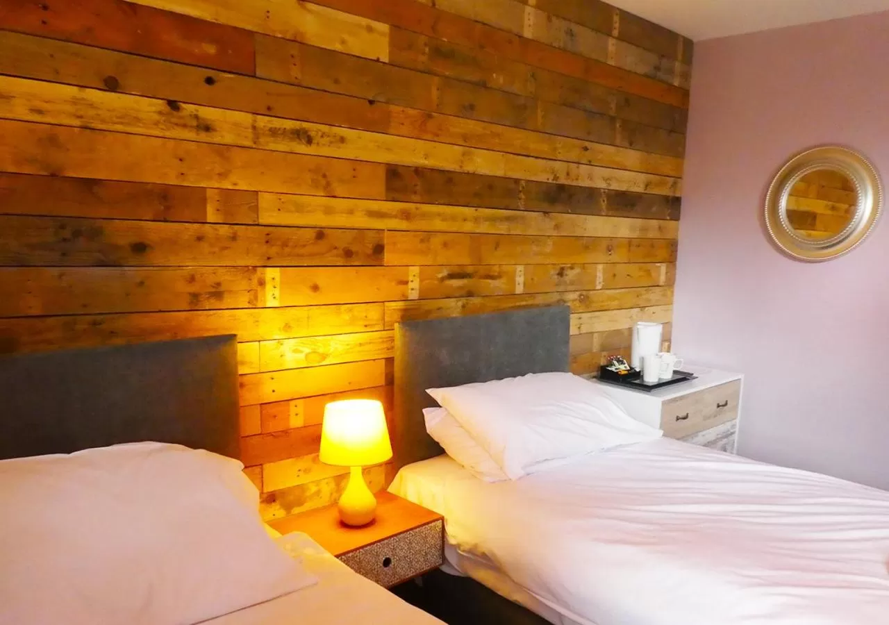 Bed in Mad O'Rourkes Pie Factory