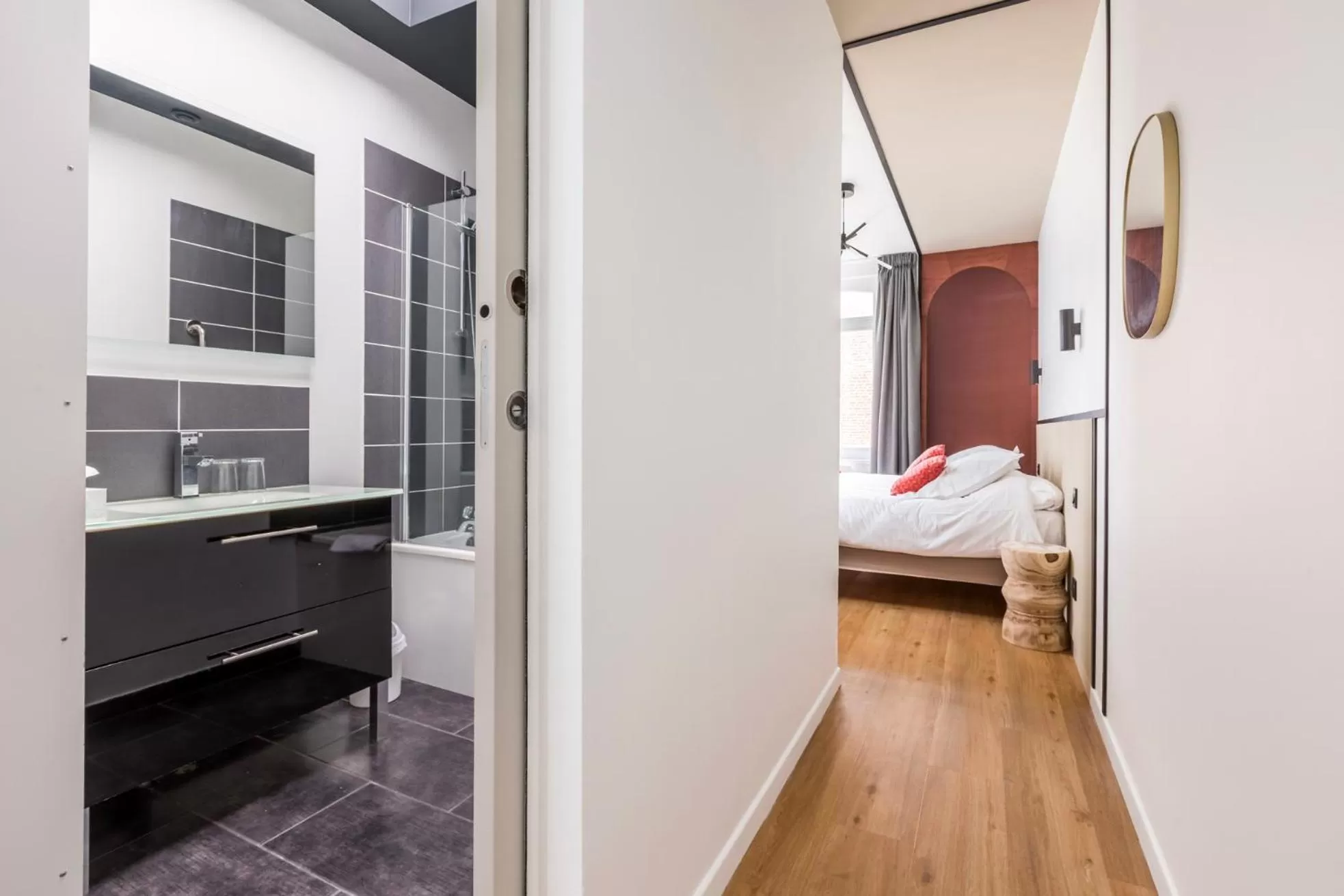 Bedroom, Bed in Au Chat Qui Dort Lille - Villa Gounod