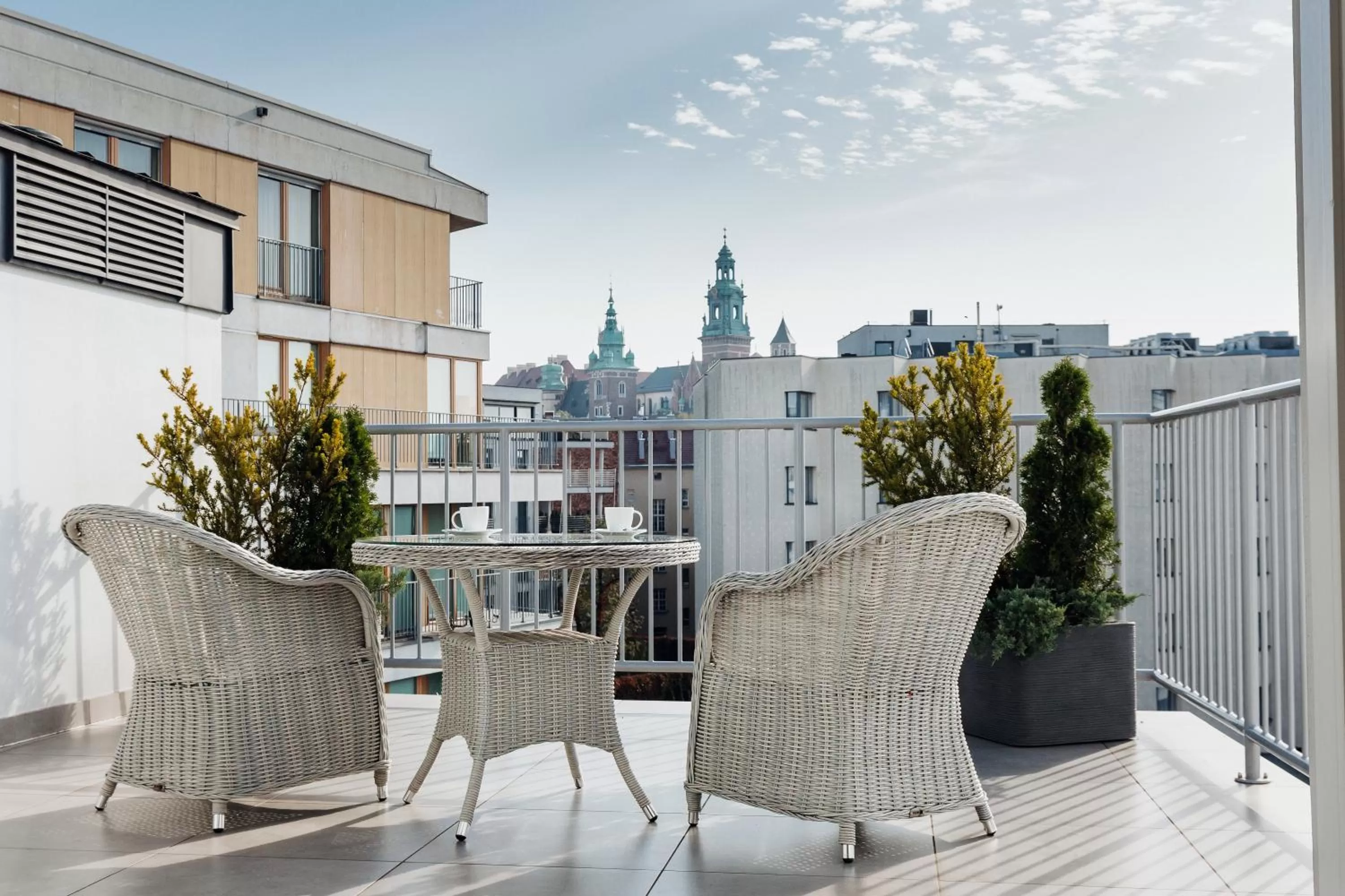 Balcony/Terrace in Hotel 32 Kraków Old Town