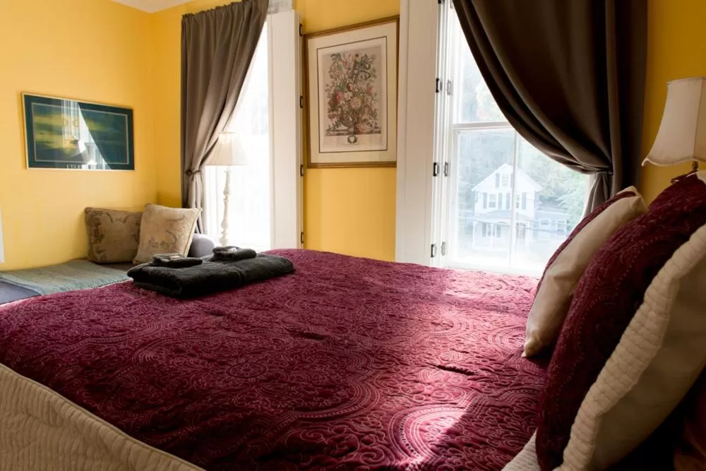 Bed in The Fox and Owl Inn