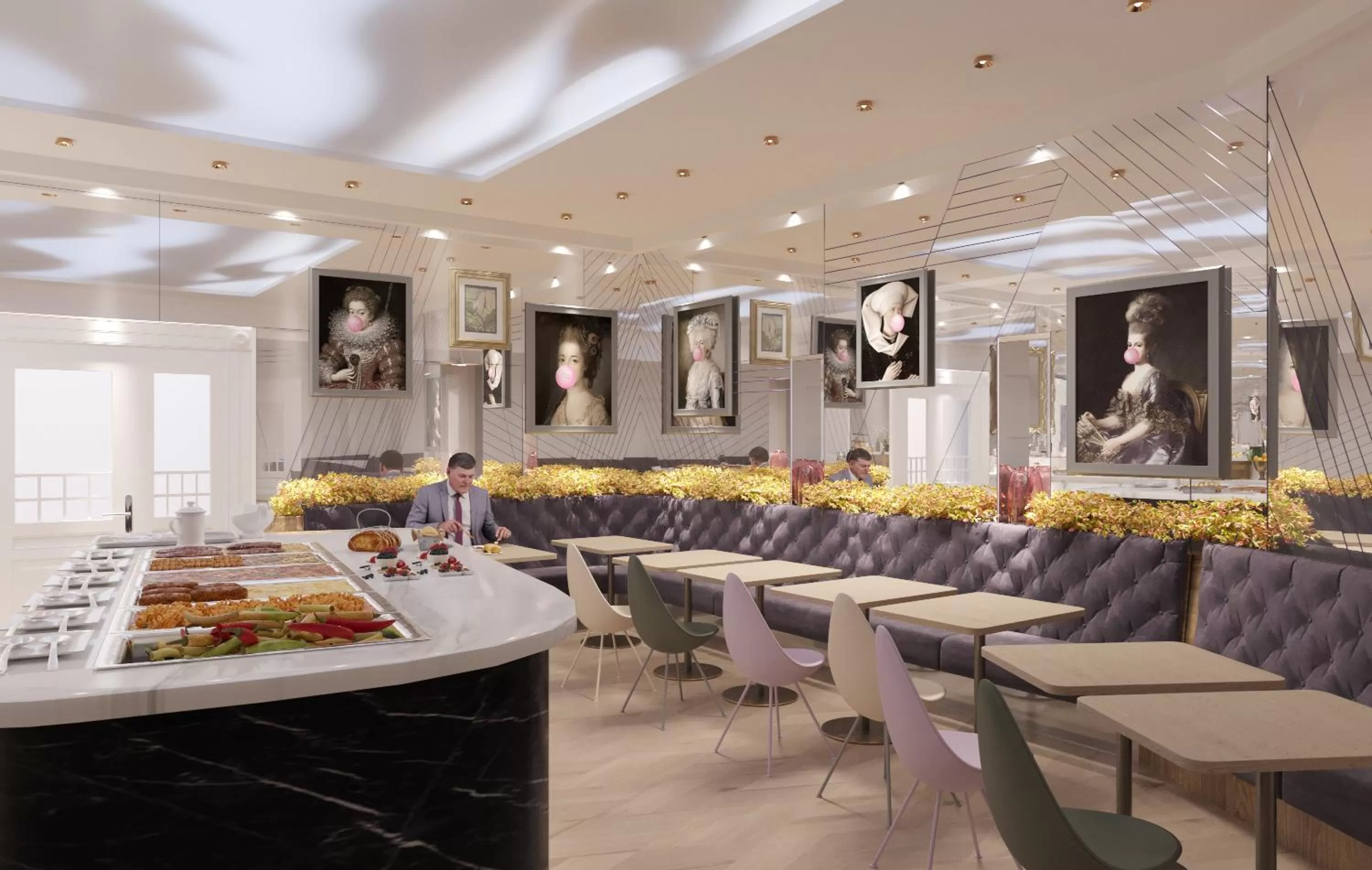 Restaurant/places to eat in Mamaison Hotel Riverside Prague