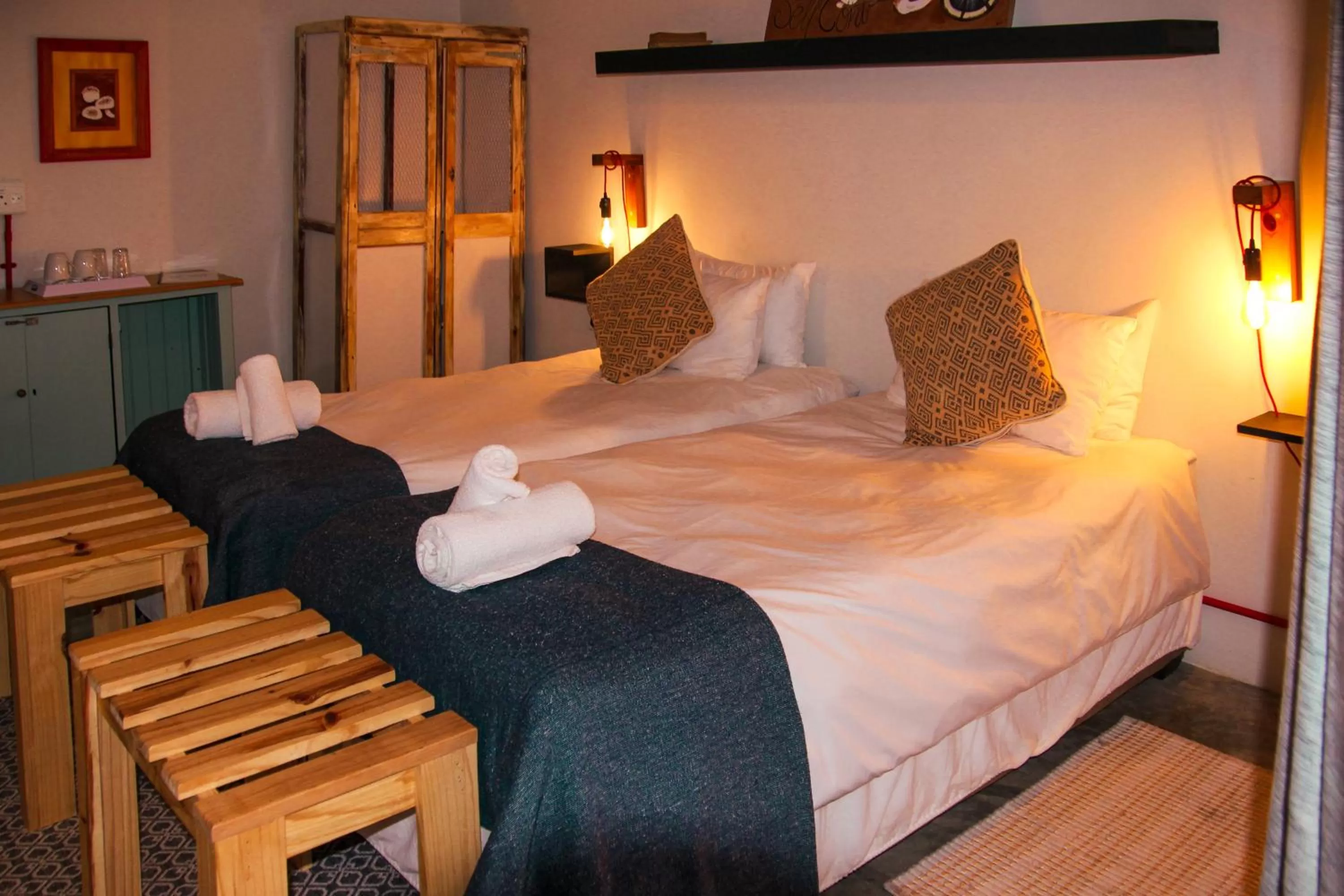 Bed in The Residence at Villa Wiese