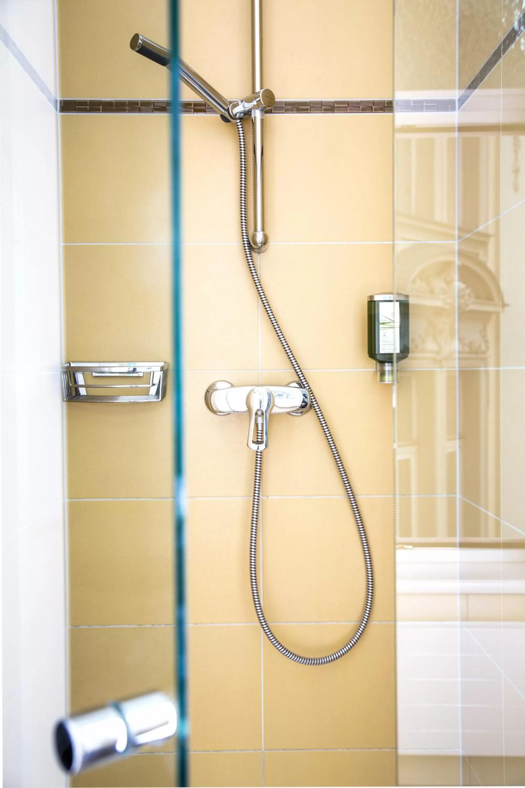 Shower in Hotel Wandl