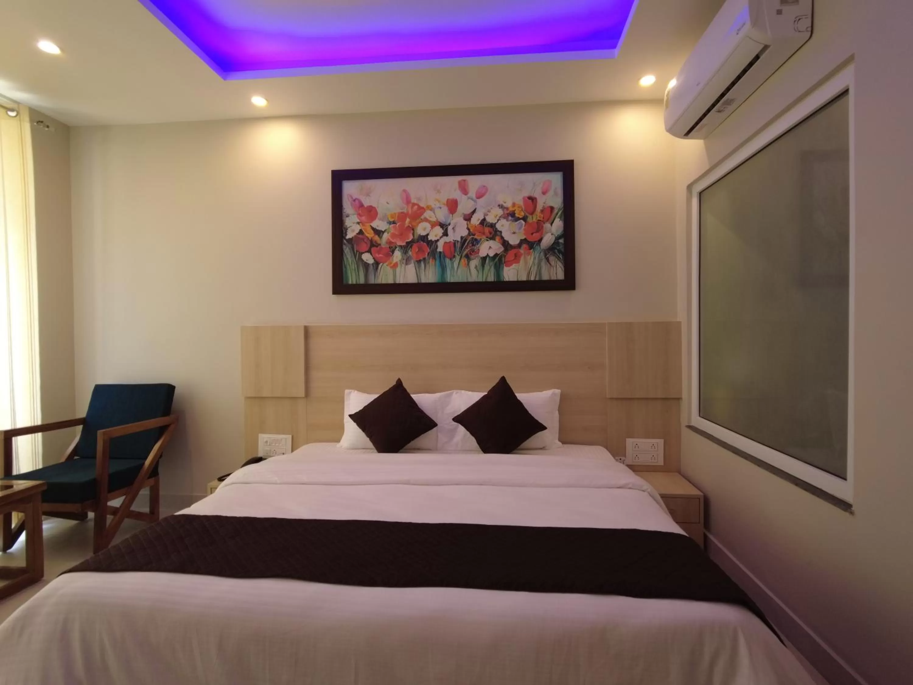Bed in Punyah Residency Rishikesh