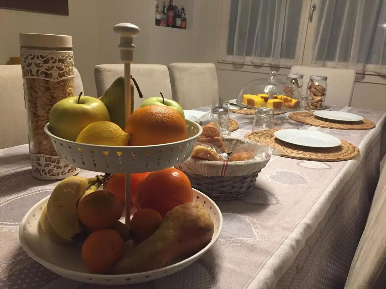 Italian breakfast in B&B Cascina Sagrestia