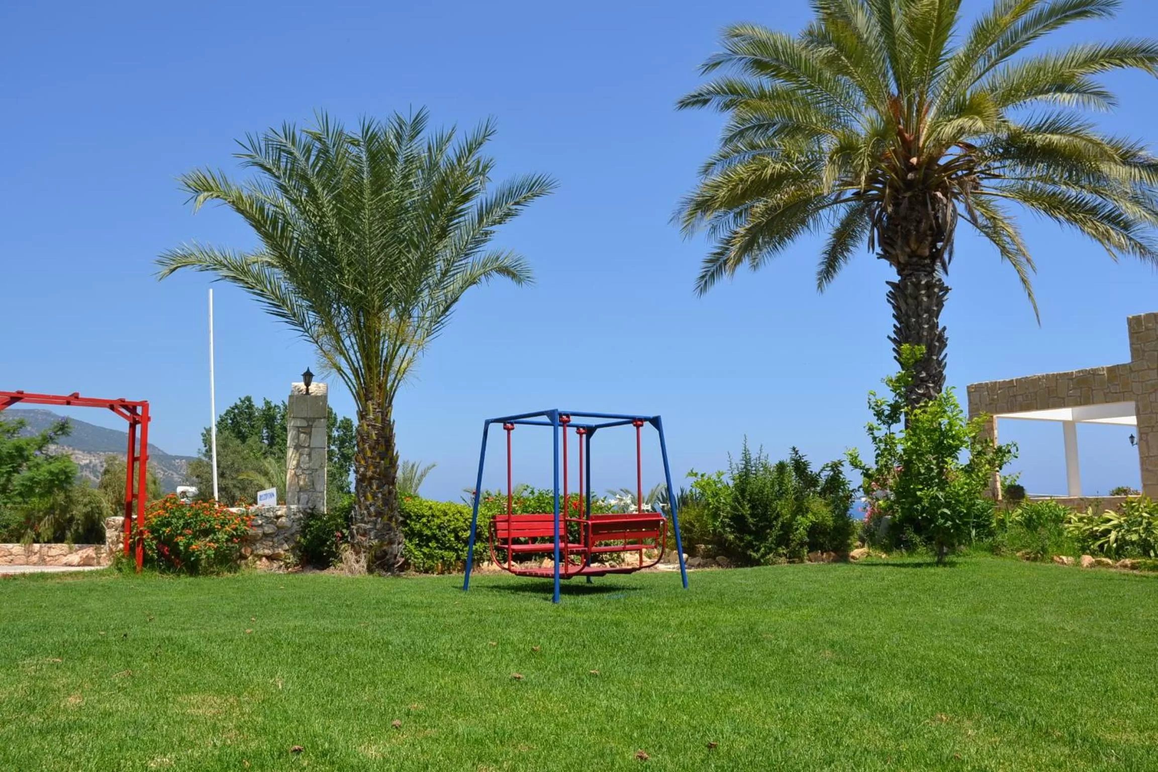 Children play ground in Aphrodite Beach Hotel