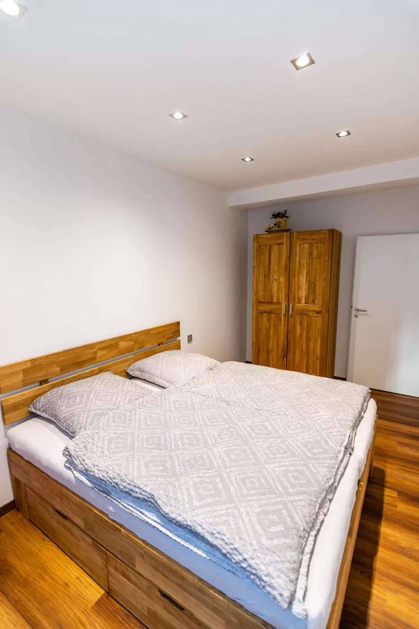 Bedroom, Bed in Gästehaus Jagsttal