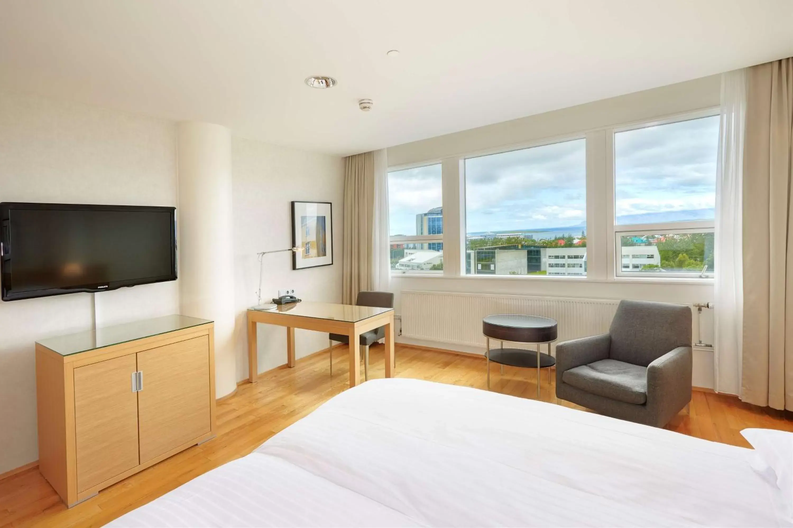 Standard Double Room with Mountain View in Hilton Reykjavik Nordica Standard Double Room with Mountain View in Hilton Reykjavik Nordica