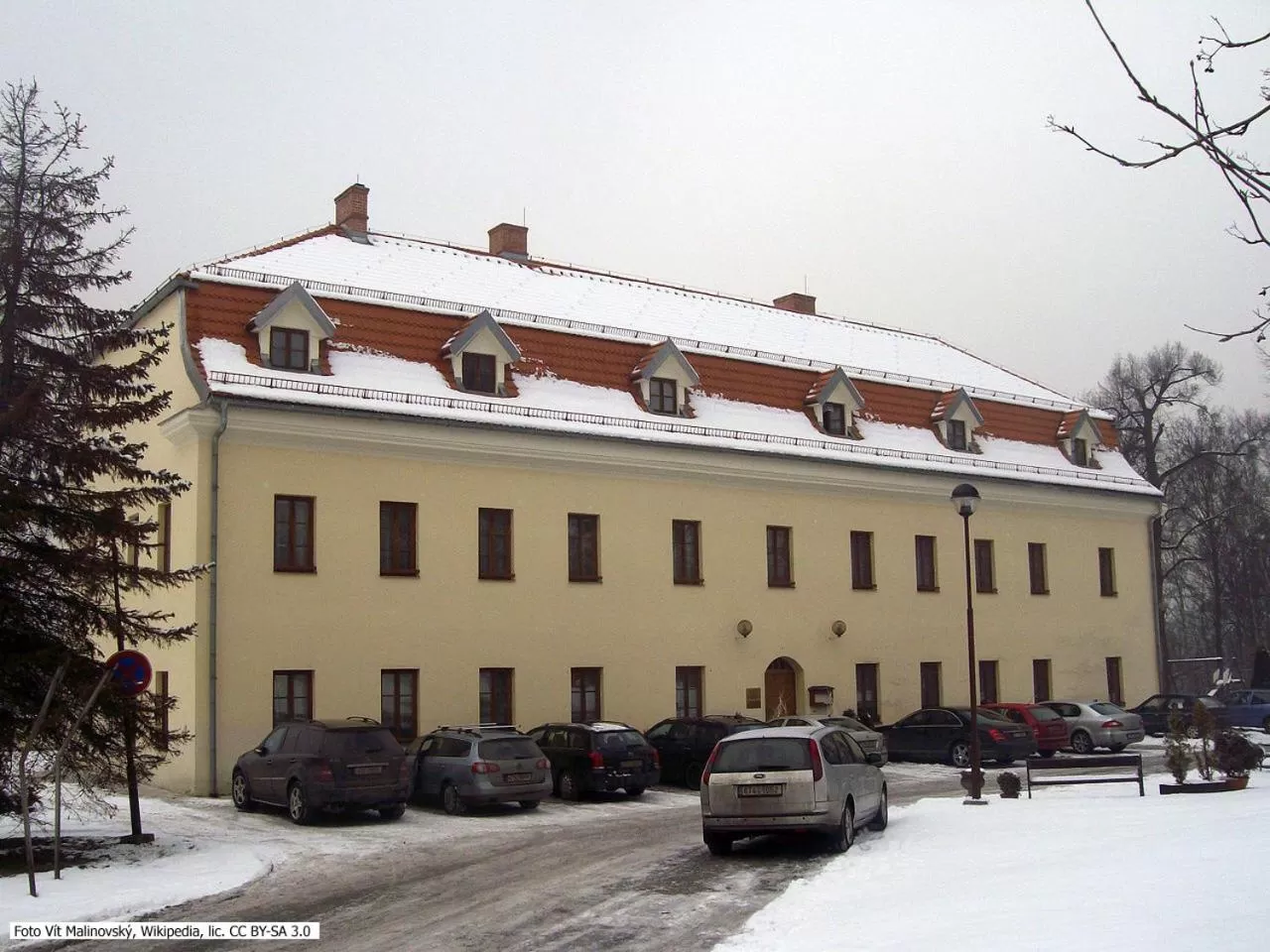 Property building, Winter in Zámek Havířov