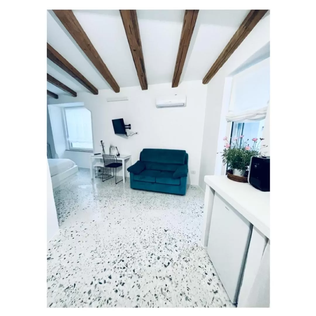 Seating Area in Hydria guest house art gallery