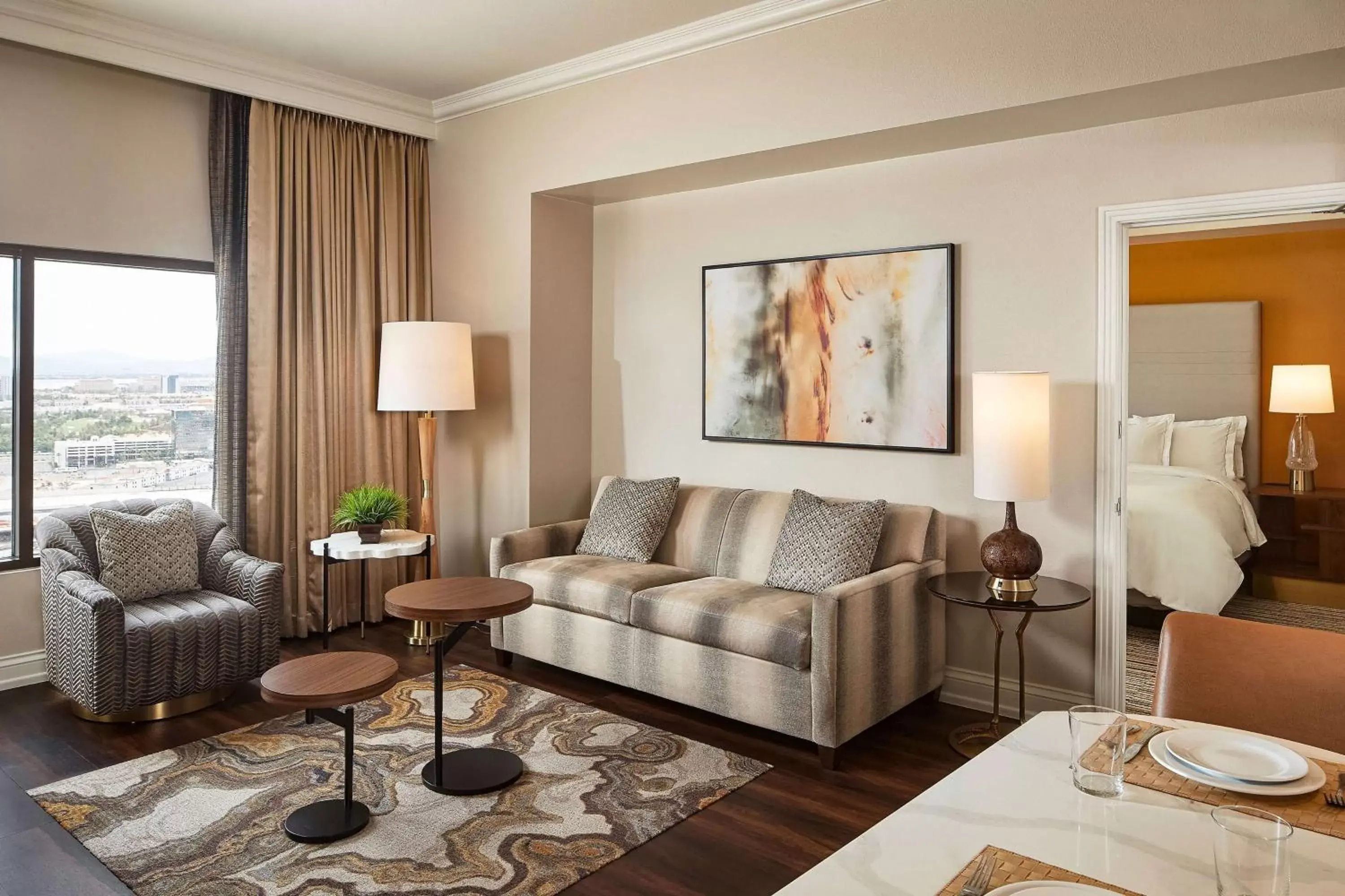 Three-Bedroom Premier Suite with Sofa Bed in Hilton Grand Vacations Club on the Las Vegas Strip Three-Bedroom Premier Suite with Sofa Bed in Hilton Grand Vacations Club on the Las Vegas Strip