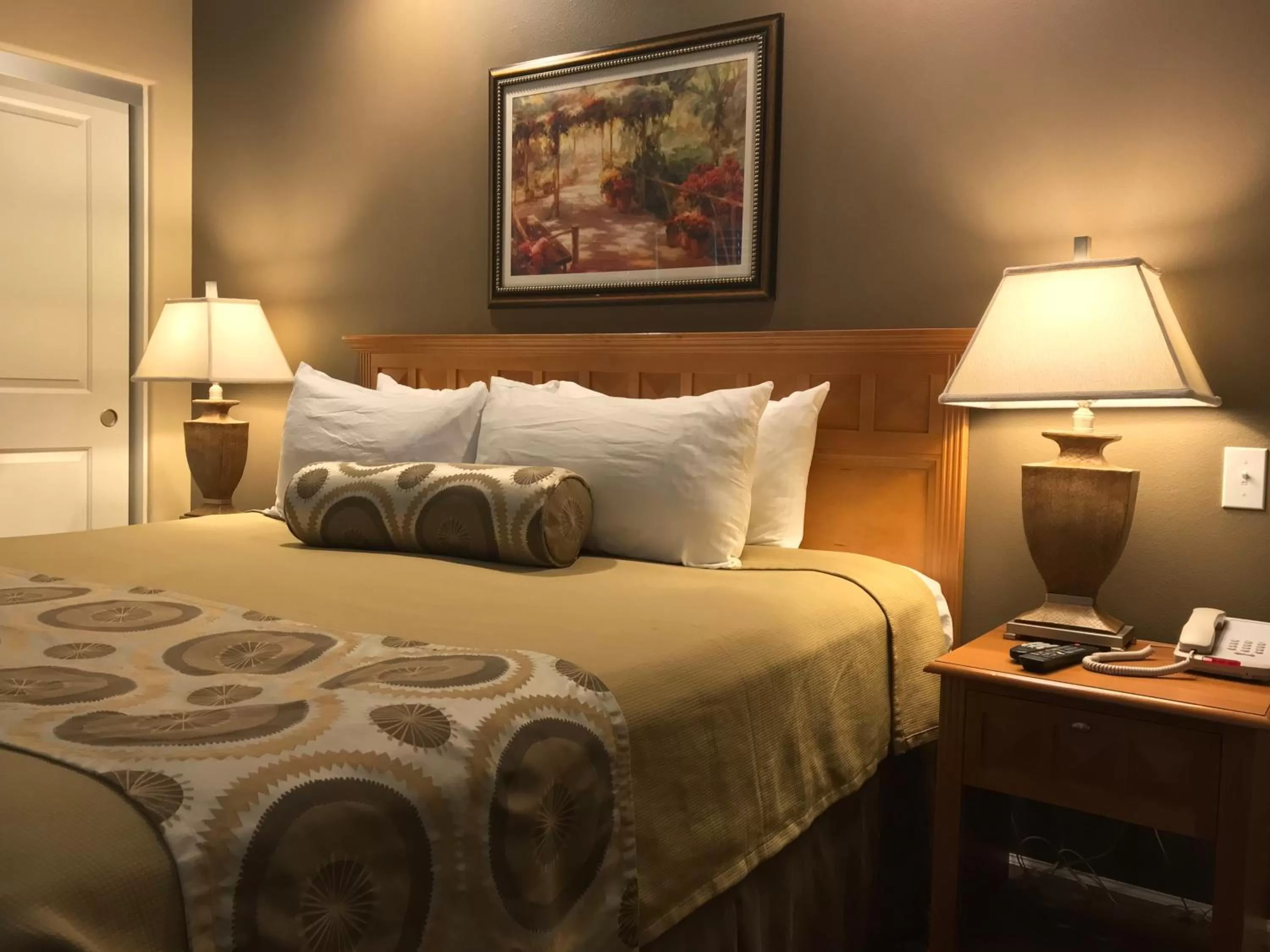 Bed in The Oasis Resort