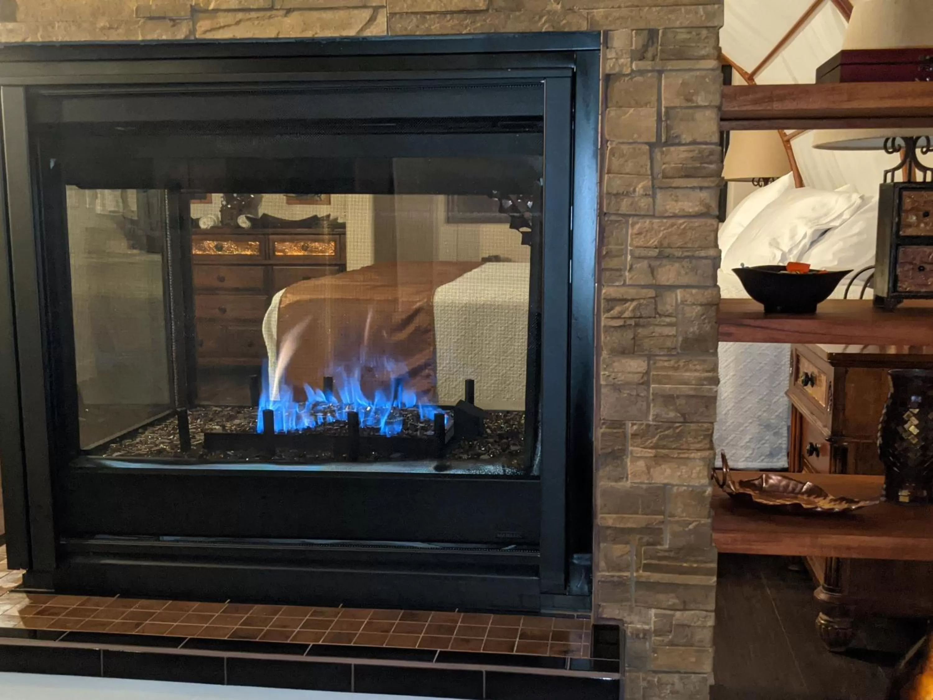 Bed in Origins Bed and Breakfast