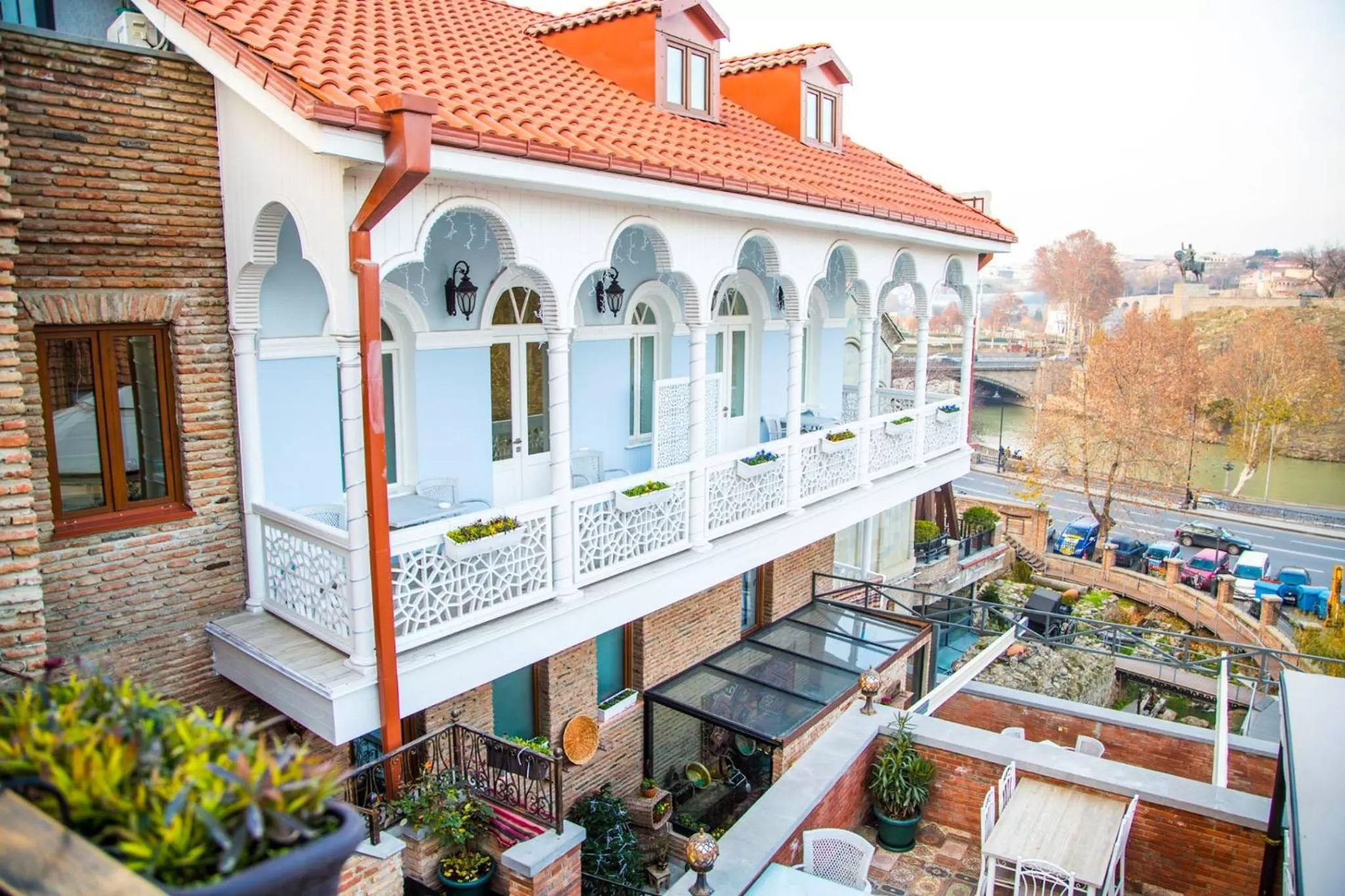 Property building in Hotel Aivani Old Tbilisi