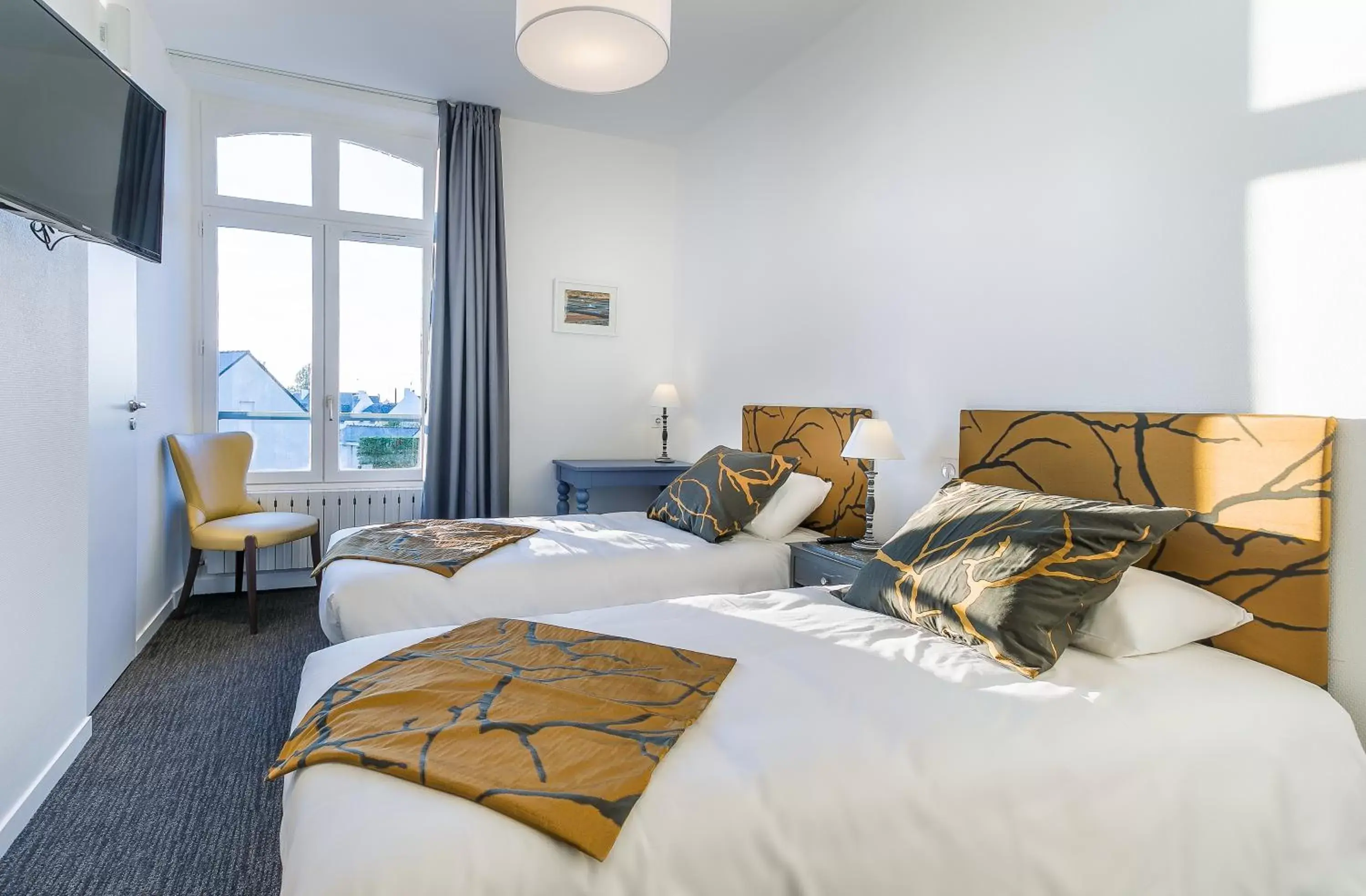 Superior Double or Twin Room in Logis Hôtel des Marais Salants Superior Double or Twin Room in Logis Hôtel des Marais Salants