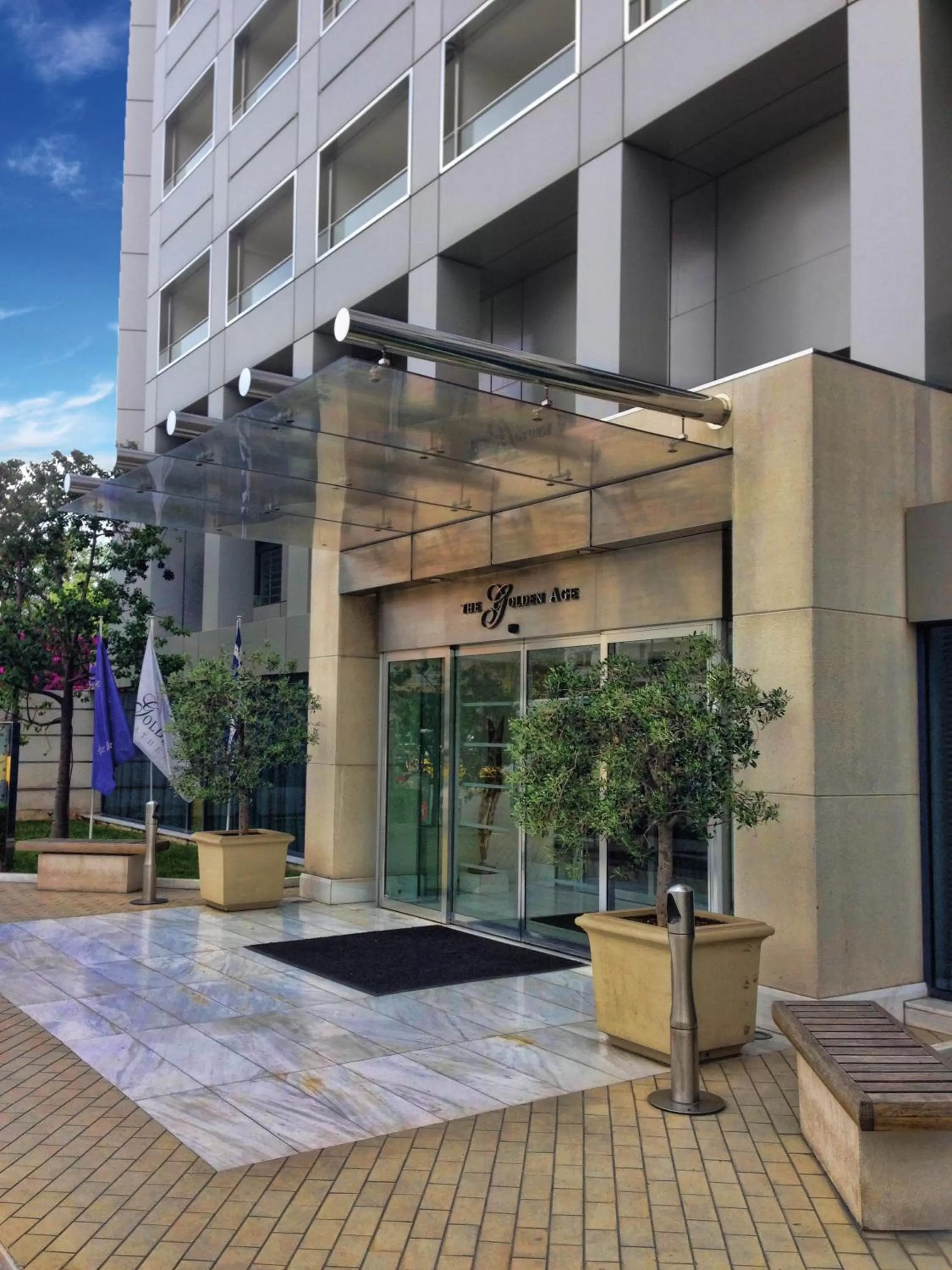 Facade/entrance in Golden Age Athens Hotel