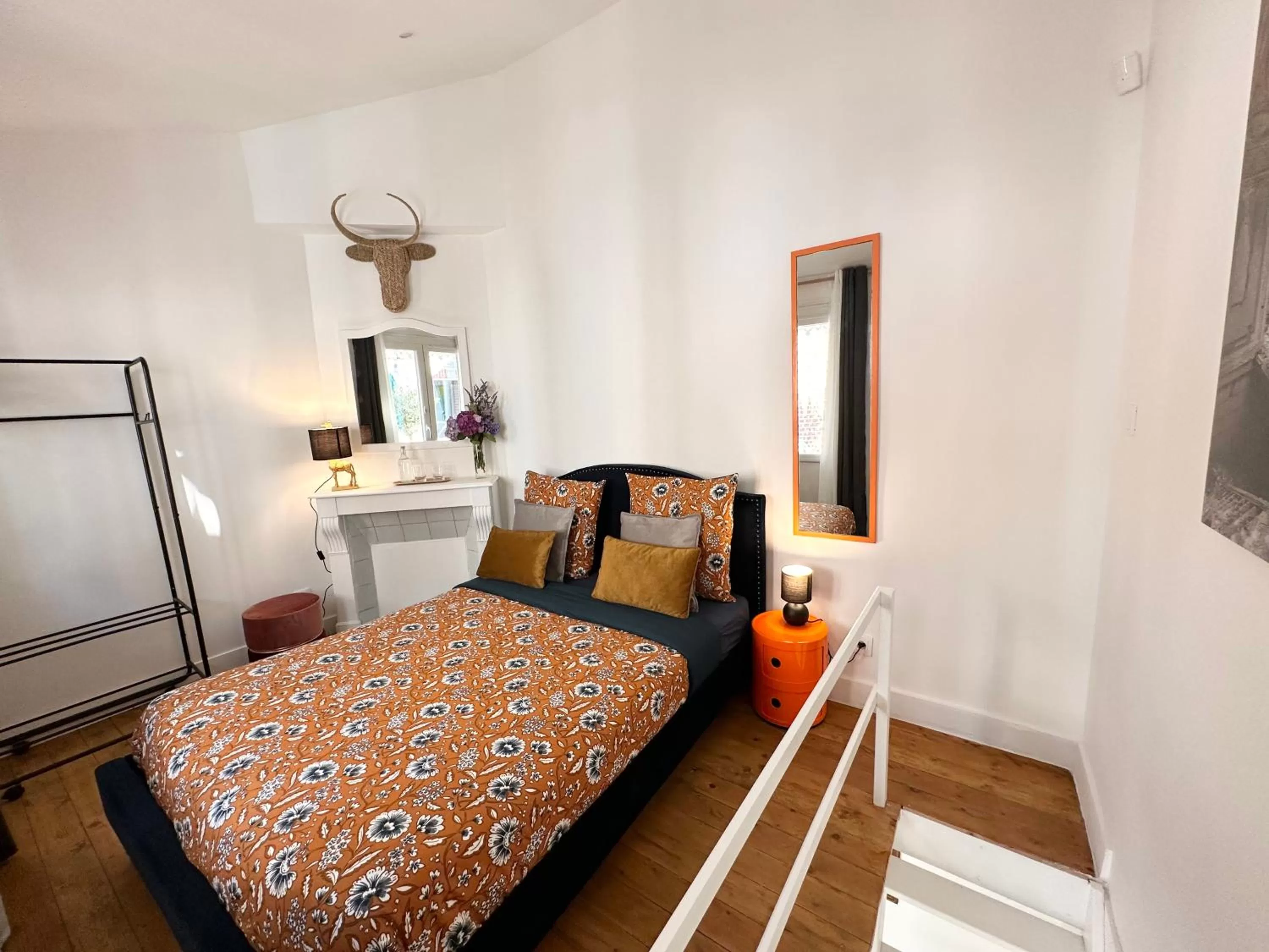 Bed in Les Turquoises Étretat - L'Hôtel-Boutique