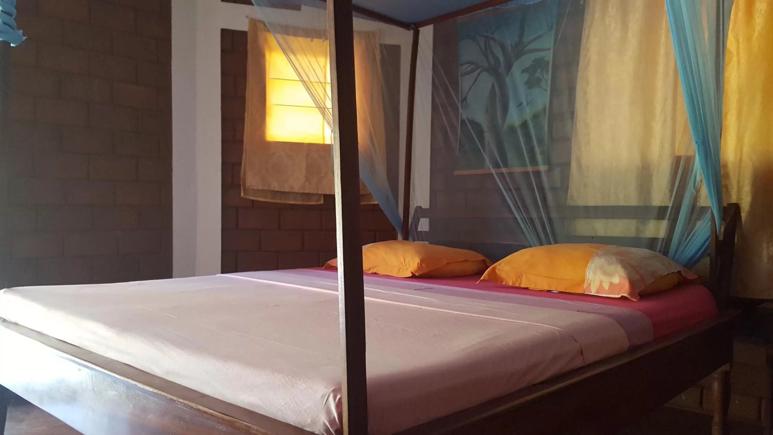 Bed in Hotel Lakana Ramena