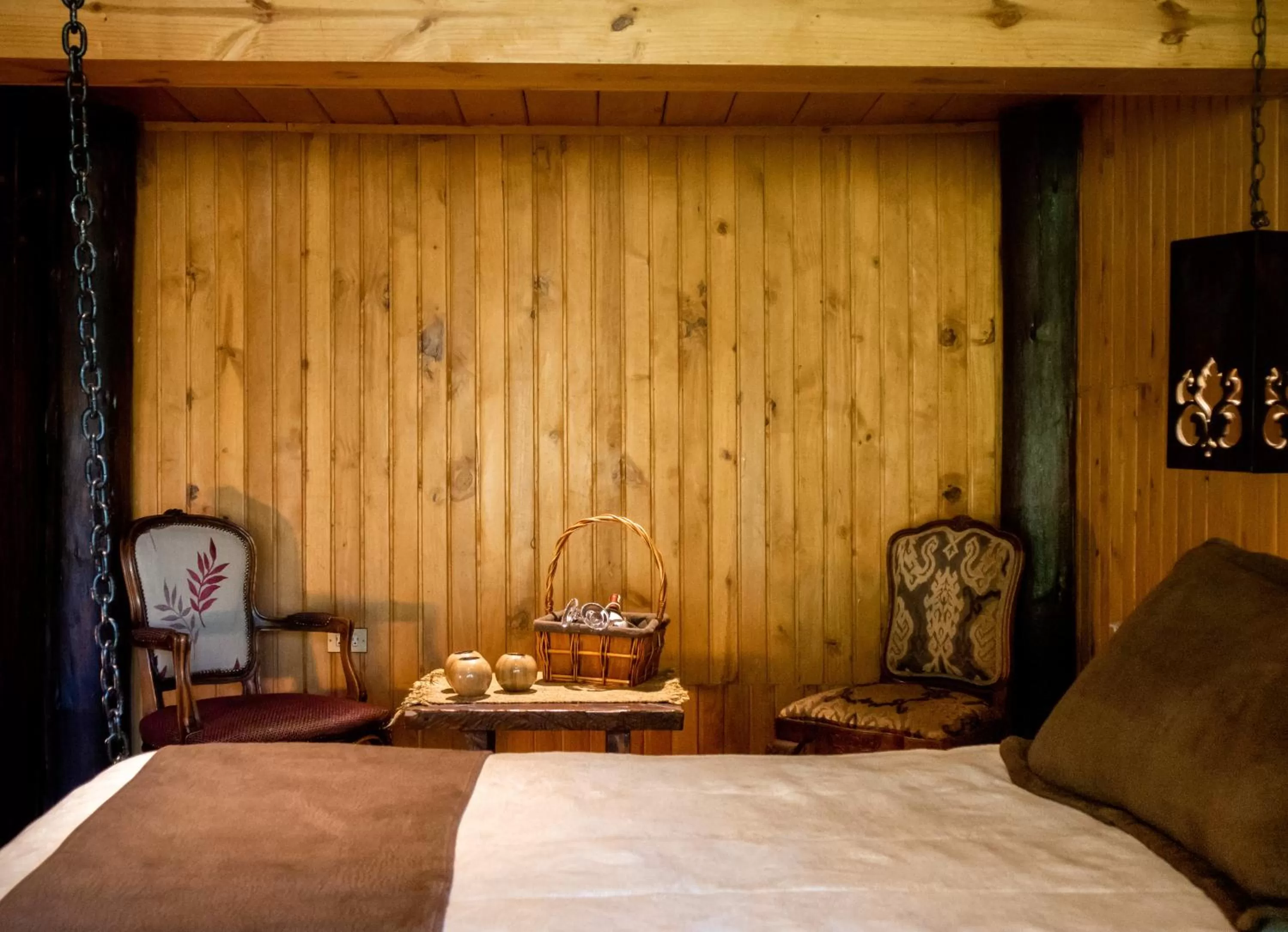 Bed in Hacienda Hostería Dos Chorreras