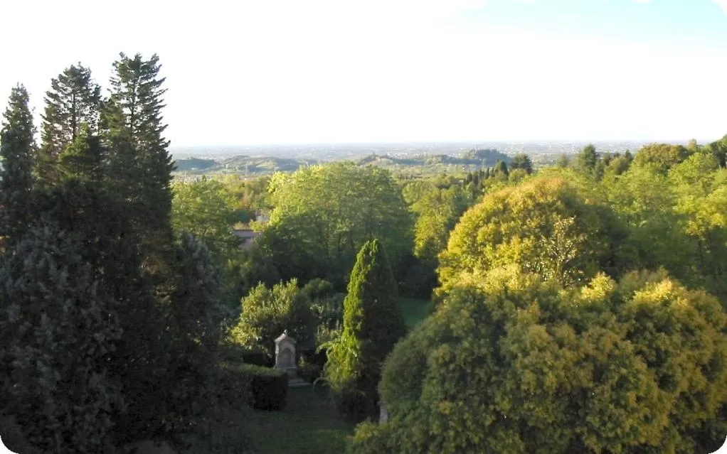 Natural landscape in Villa Scalabrini