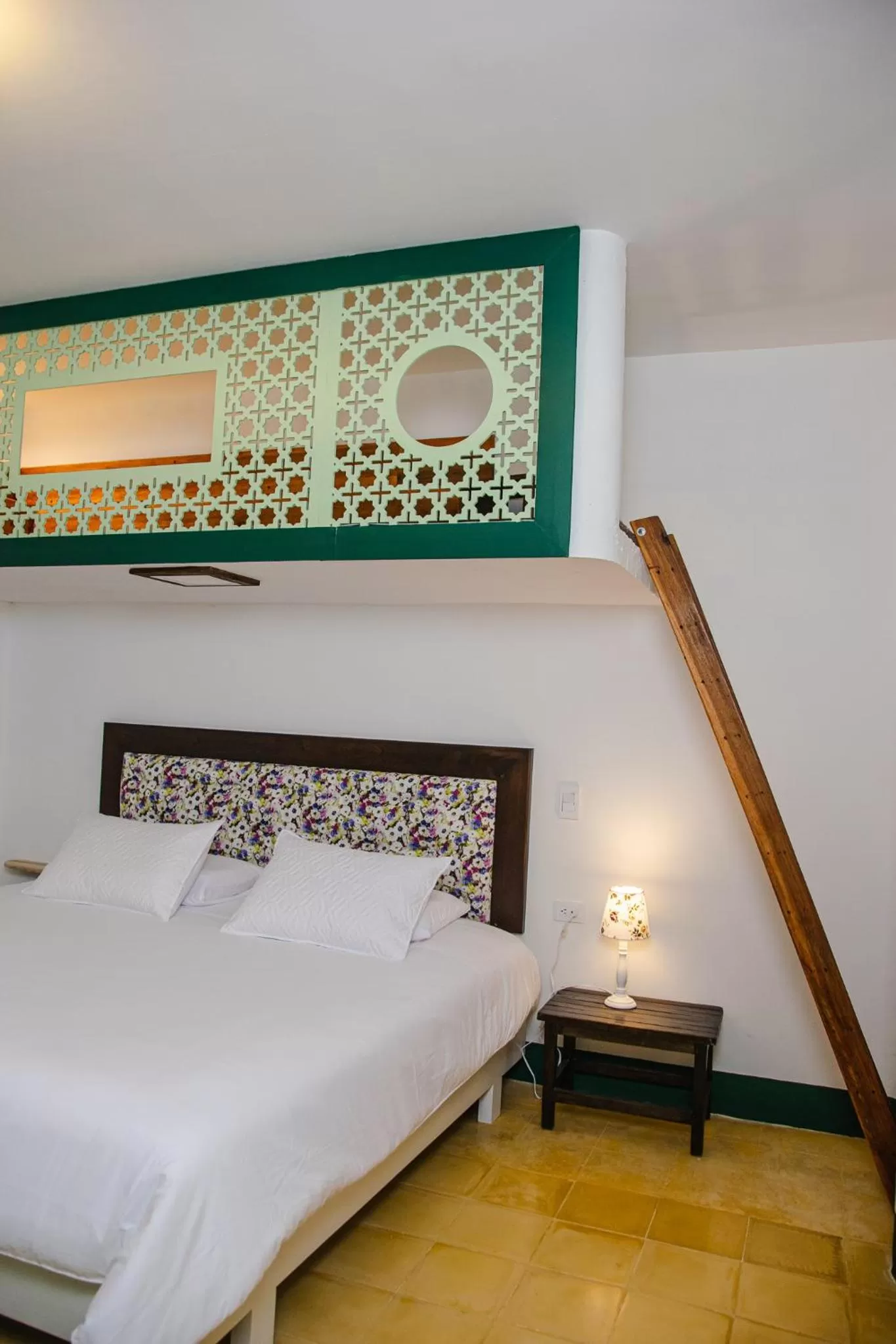 Bed in El Despertar Hotel