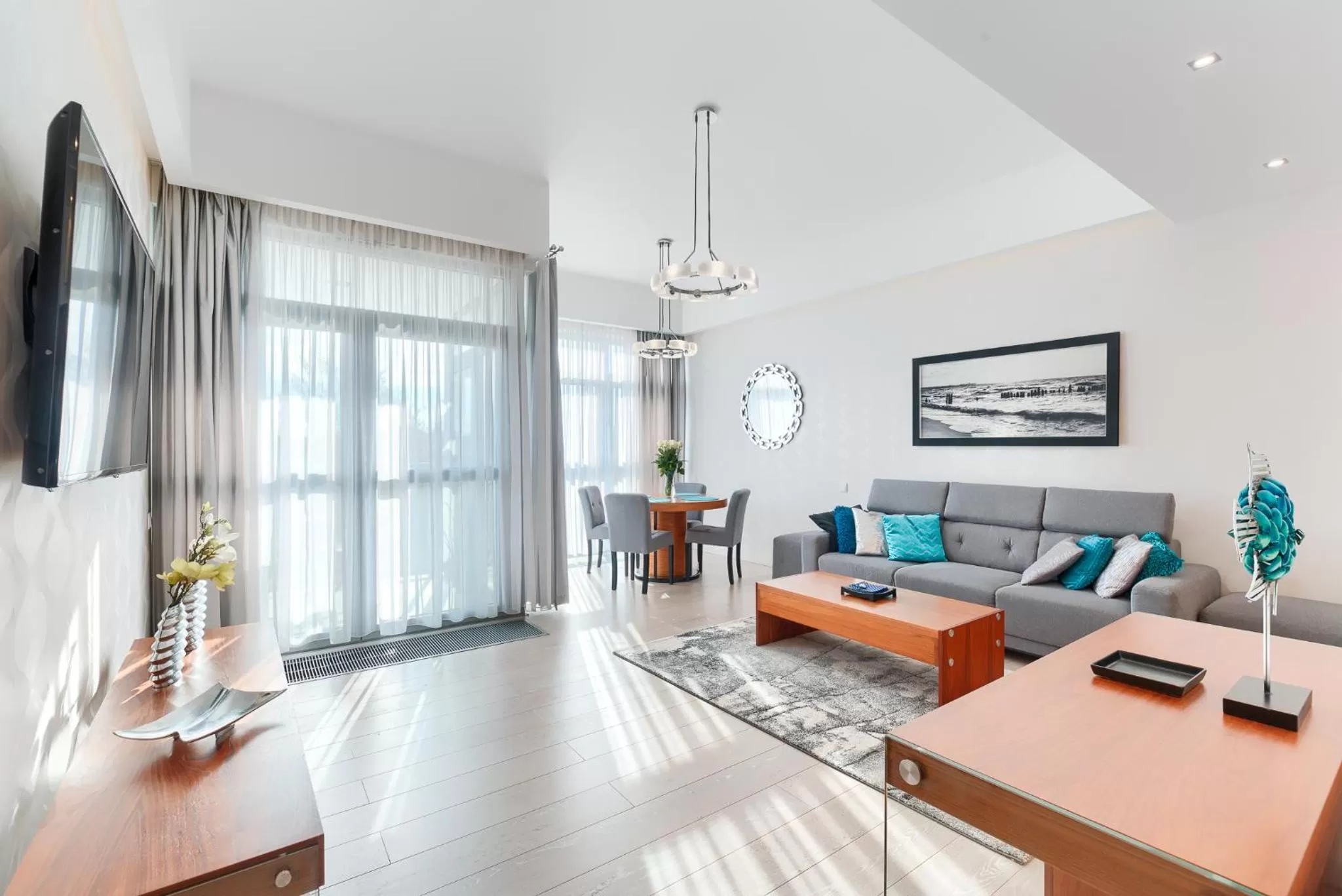 Communal lounge/ TV room, Seating Area in Dune Resort Mielno - A