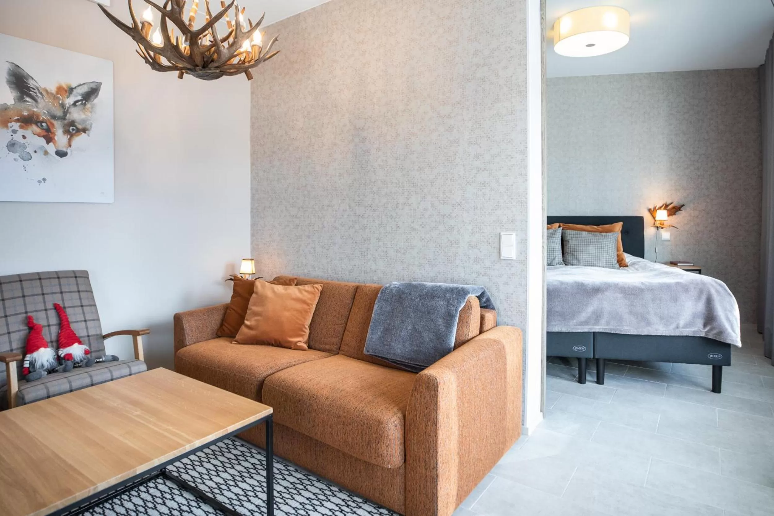 Living room, Bed in Santa Claus Holiday Village