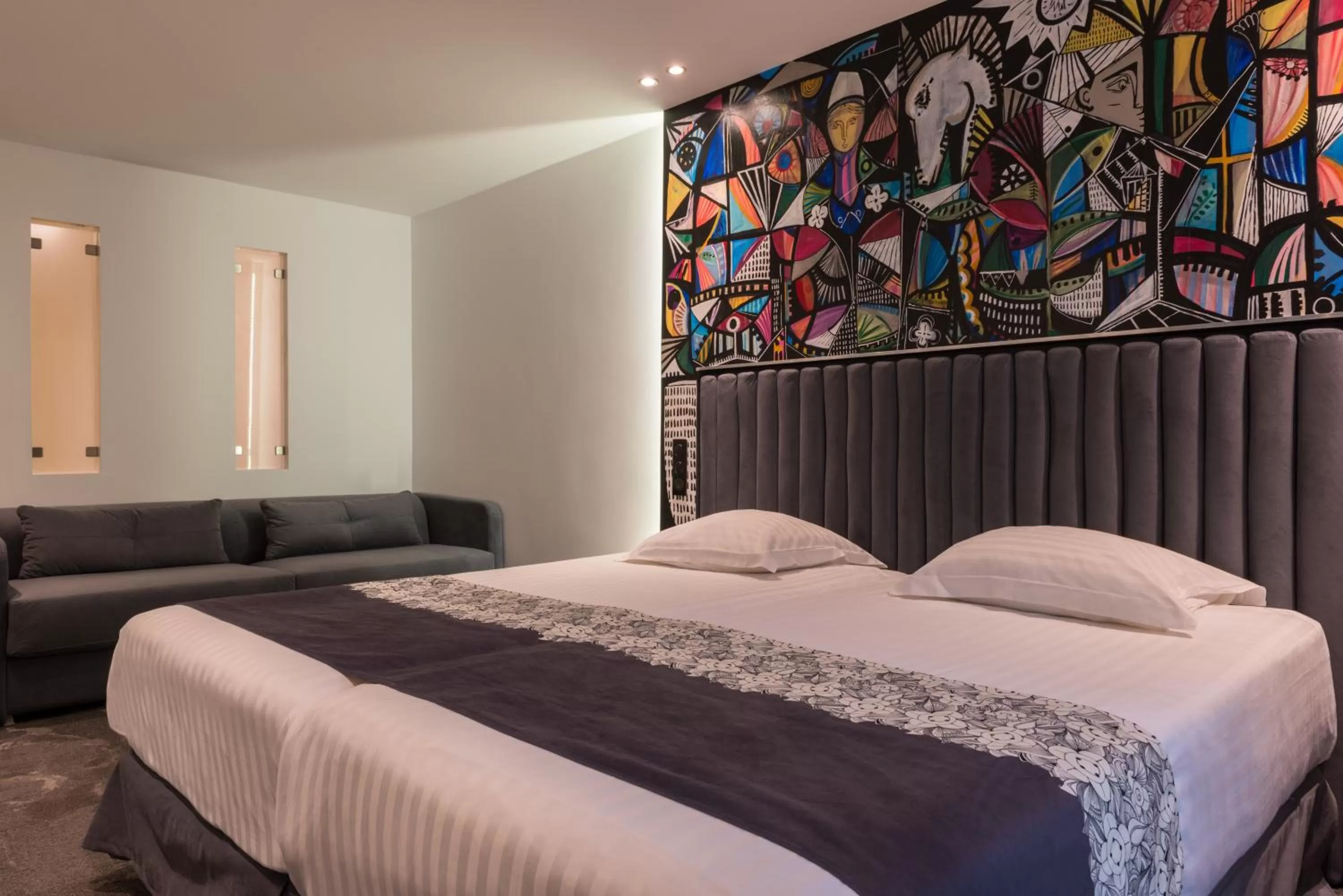 Photo of the whole room, Bed in Hotel Aida Opera