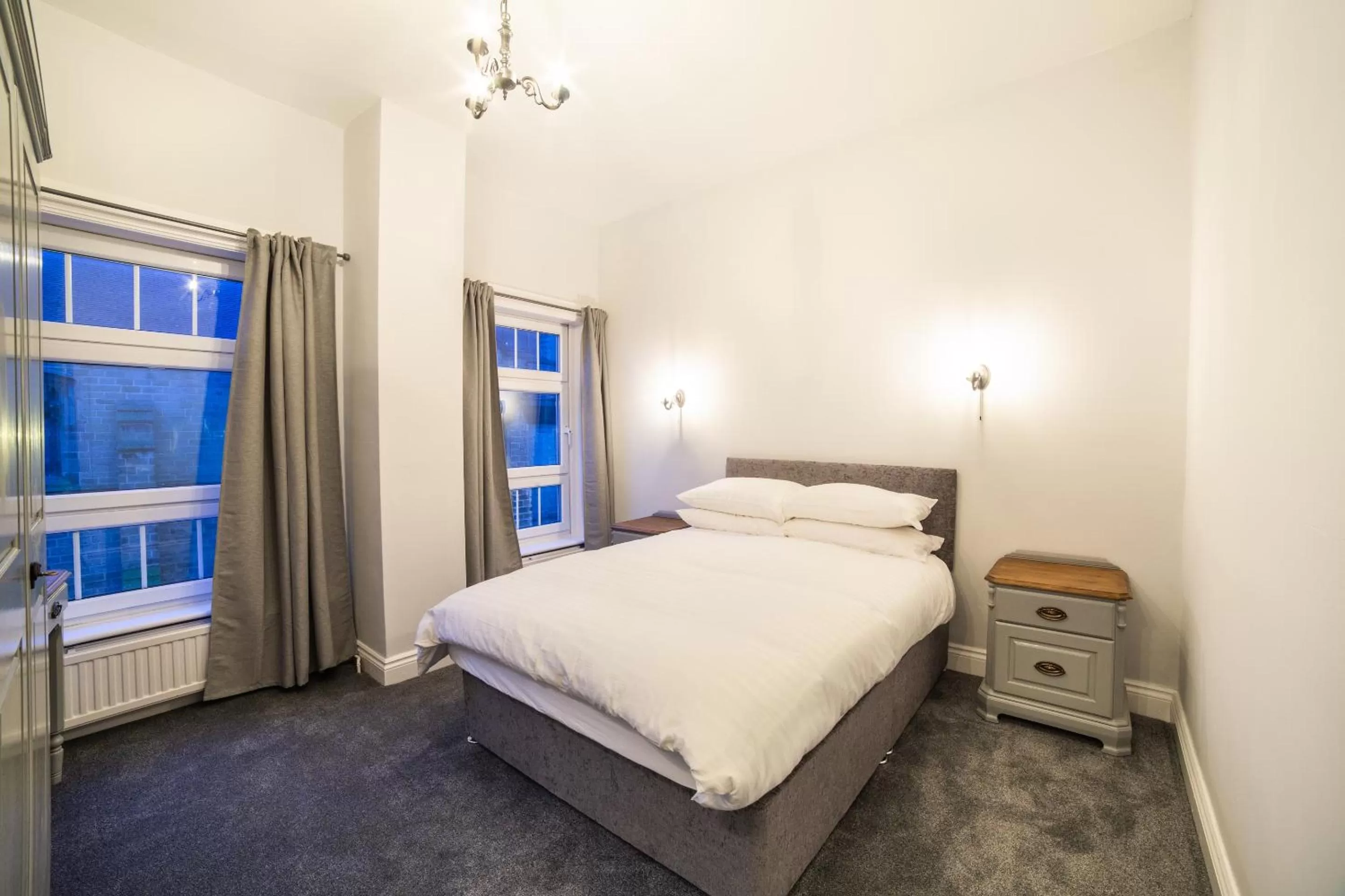 Bed in Churchill's Hotel