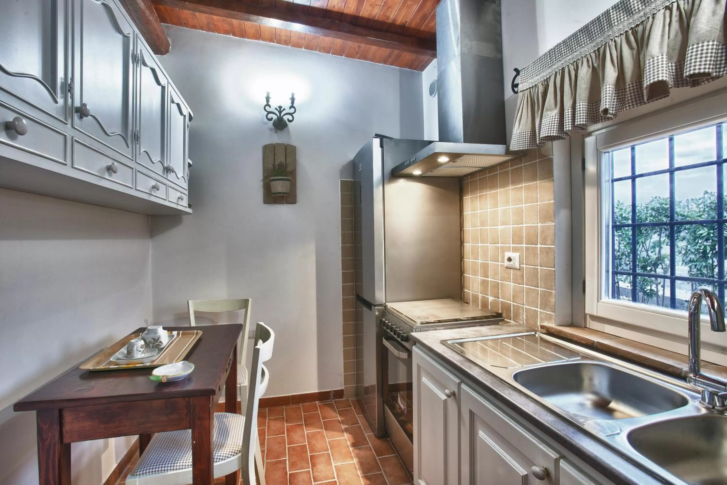 Kitchen or kitchenette in Antico Casale Spezia Pelagalli