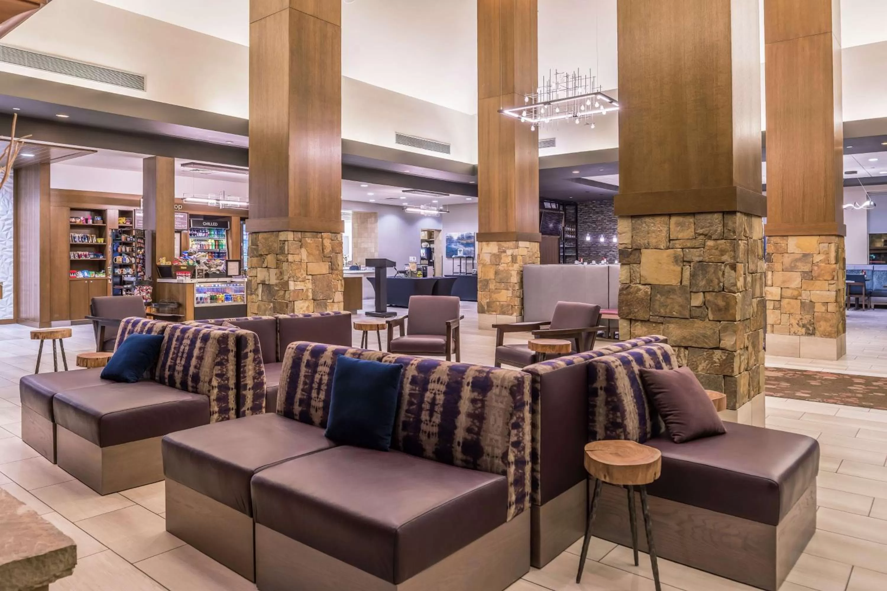 Lobby or reception in Hilton Garden Inn Salt Lake City Downtown