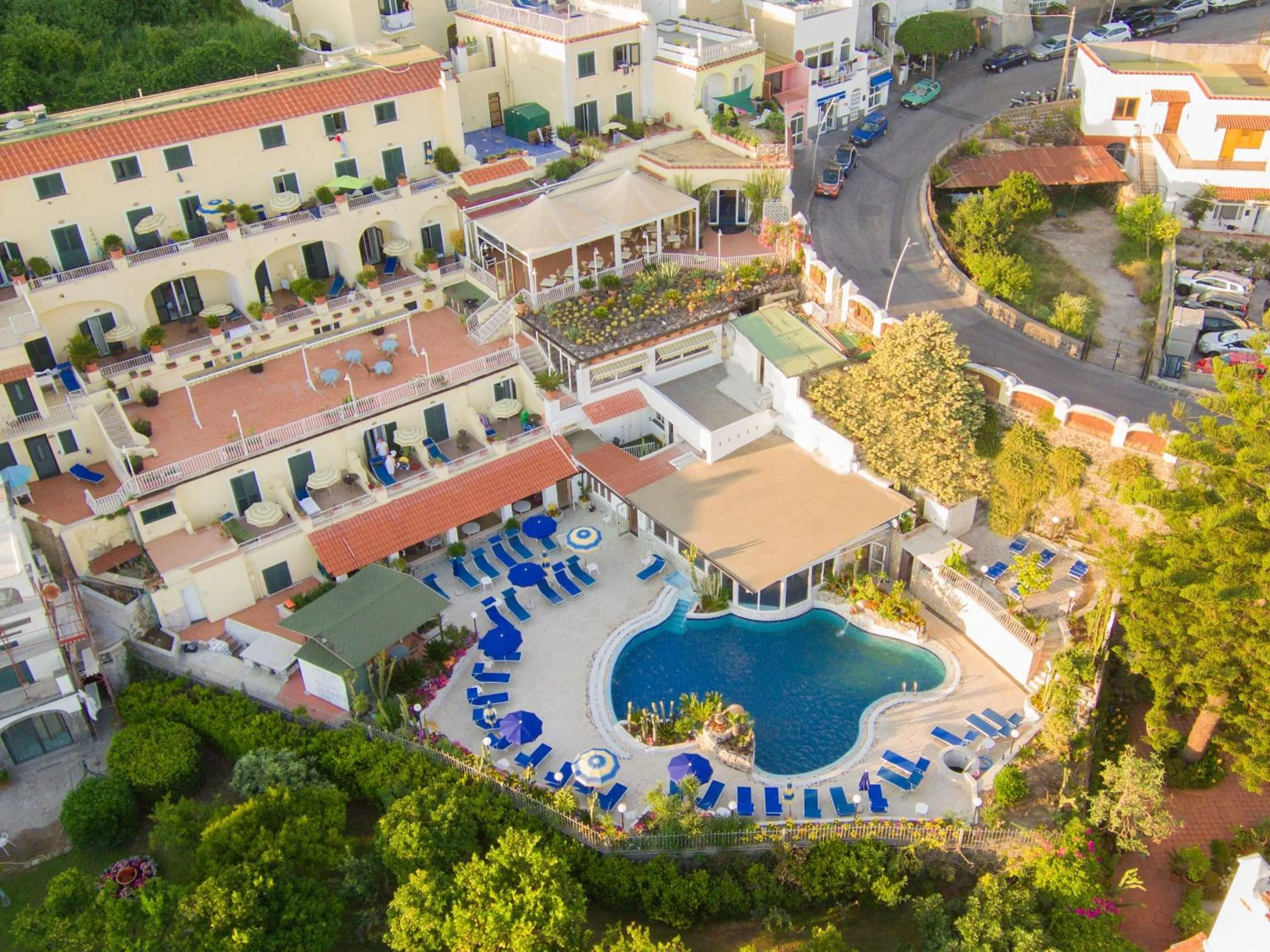 Bird's eye view in Hotel Terme Saint Raphael