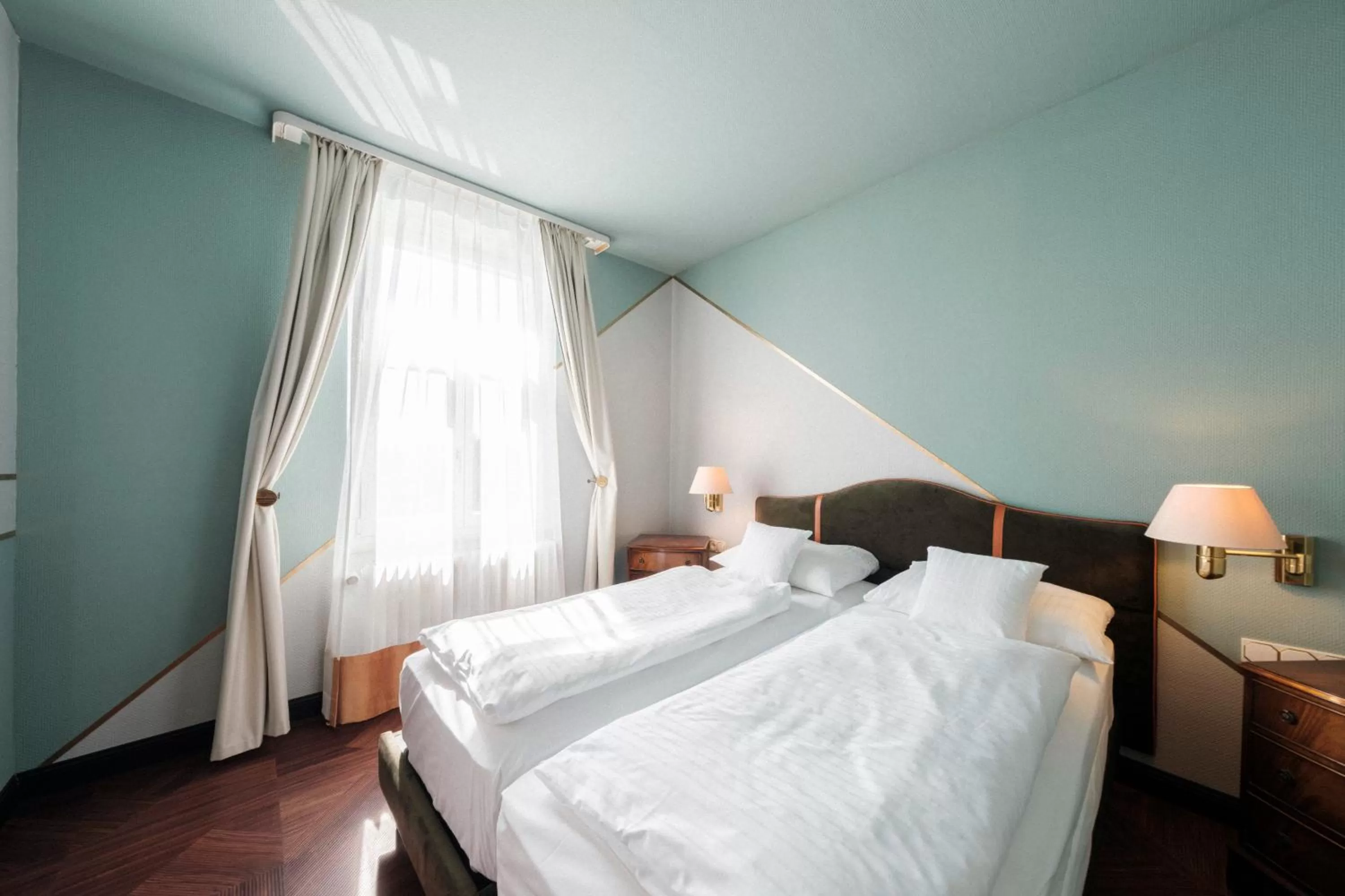 Bed in Hotel Haus Duden
