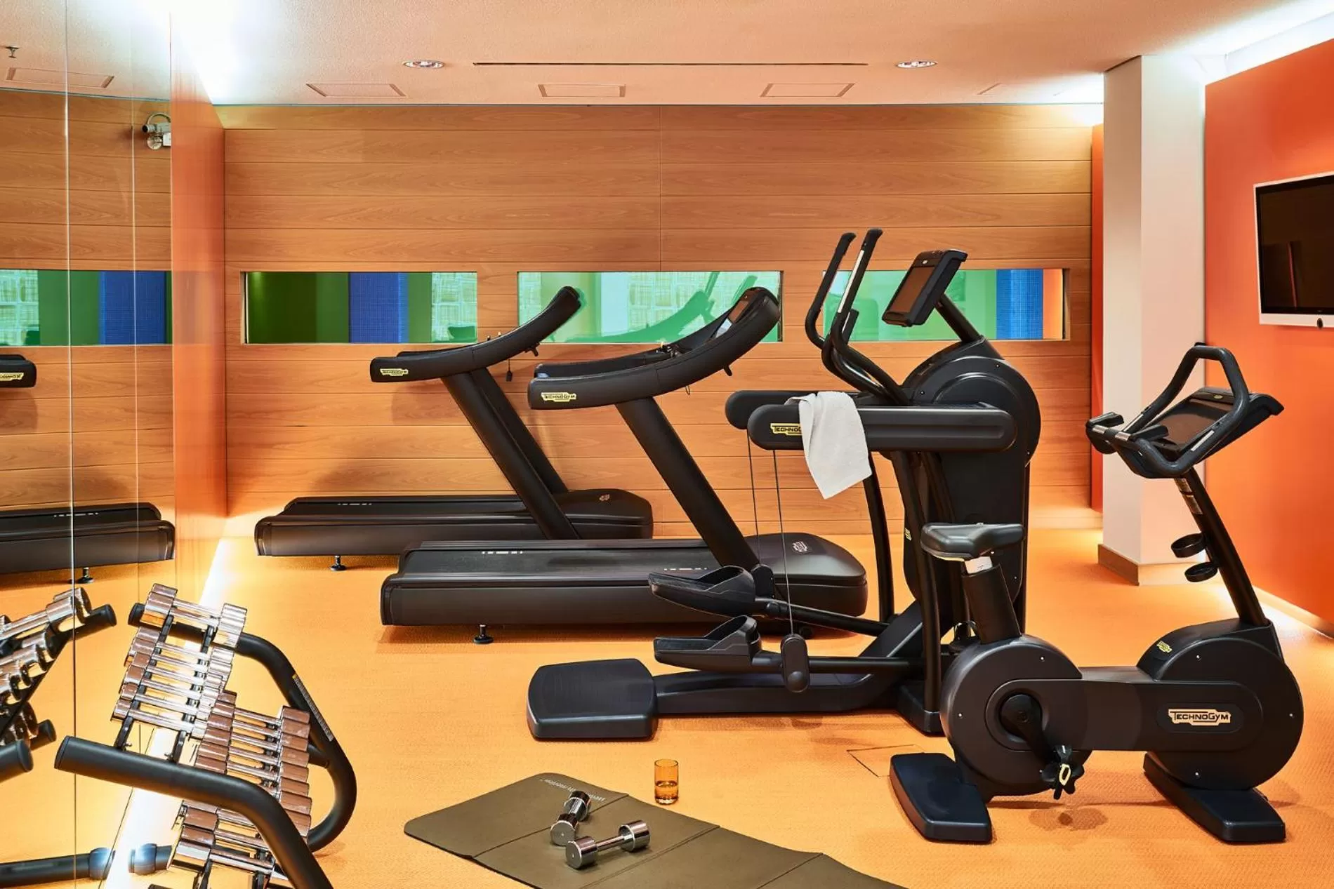 Fitness centre/facilities in SIDE, Hamburg, a Member of Design Hotels