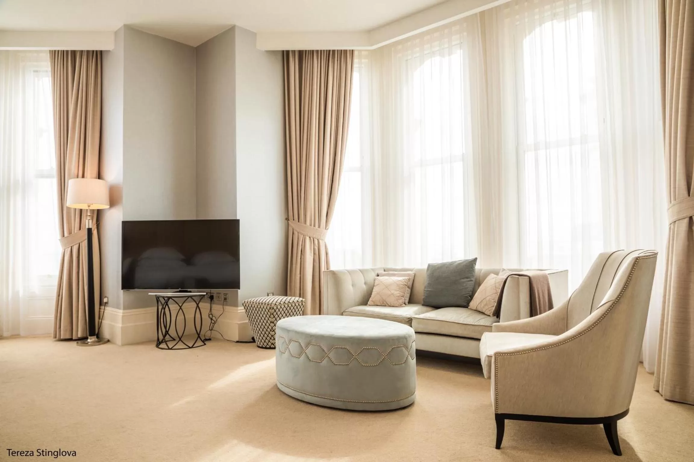 Seating area in The Chatsworth Hotel