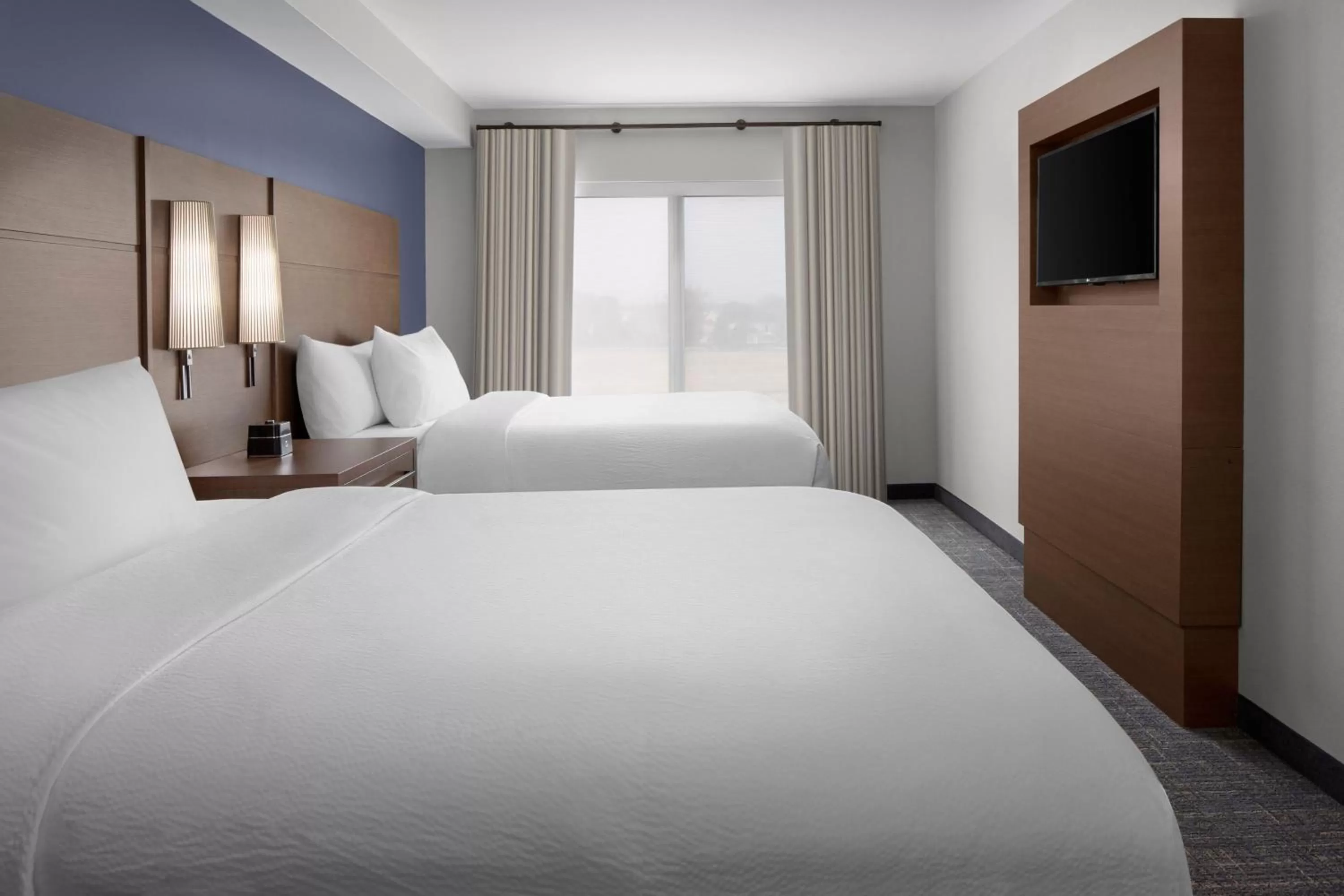 Bedroom, Bed in Residence Inn by Marriott Rehoboth Beach