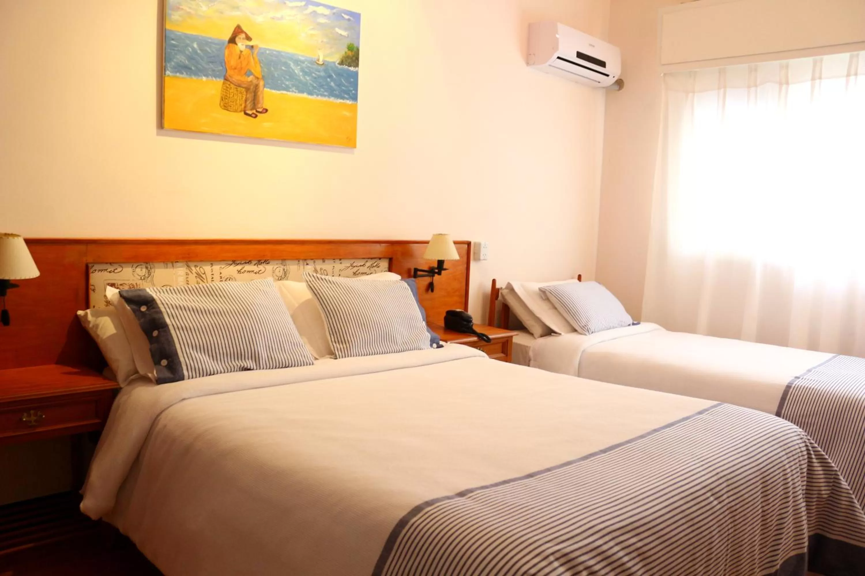 Bedroom, Bed in Hotel San Martin